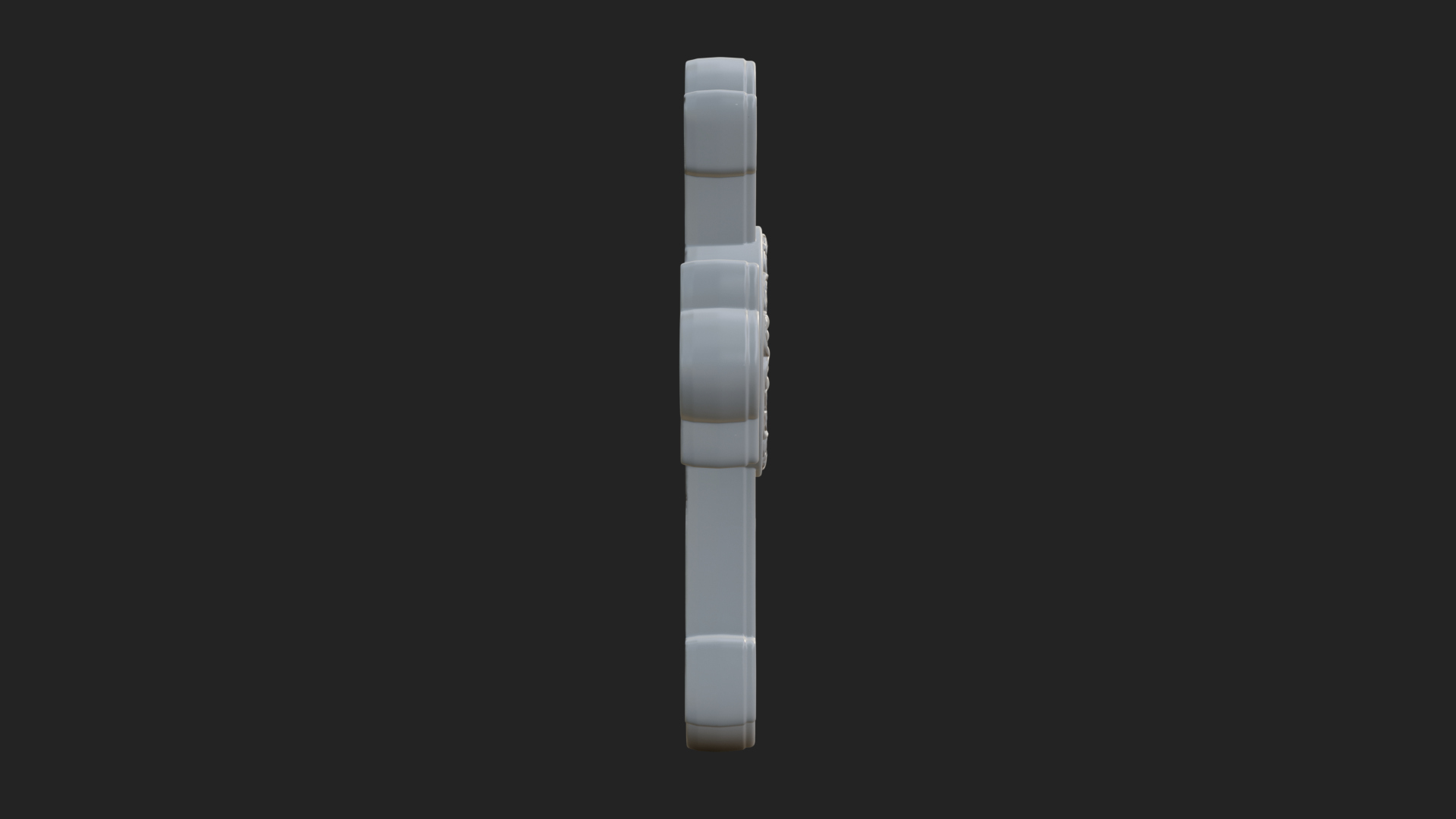Carved Relief Wall Cross Design 387 3D Print Model 3D Model