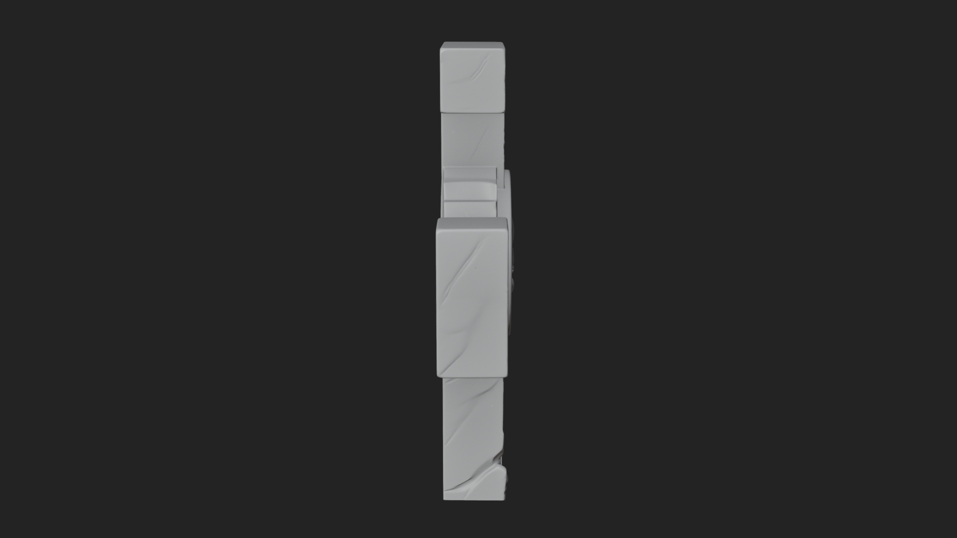 Carved Relief Wall Cross Design 389 3D Print Model 3D Model