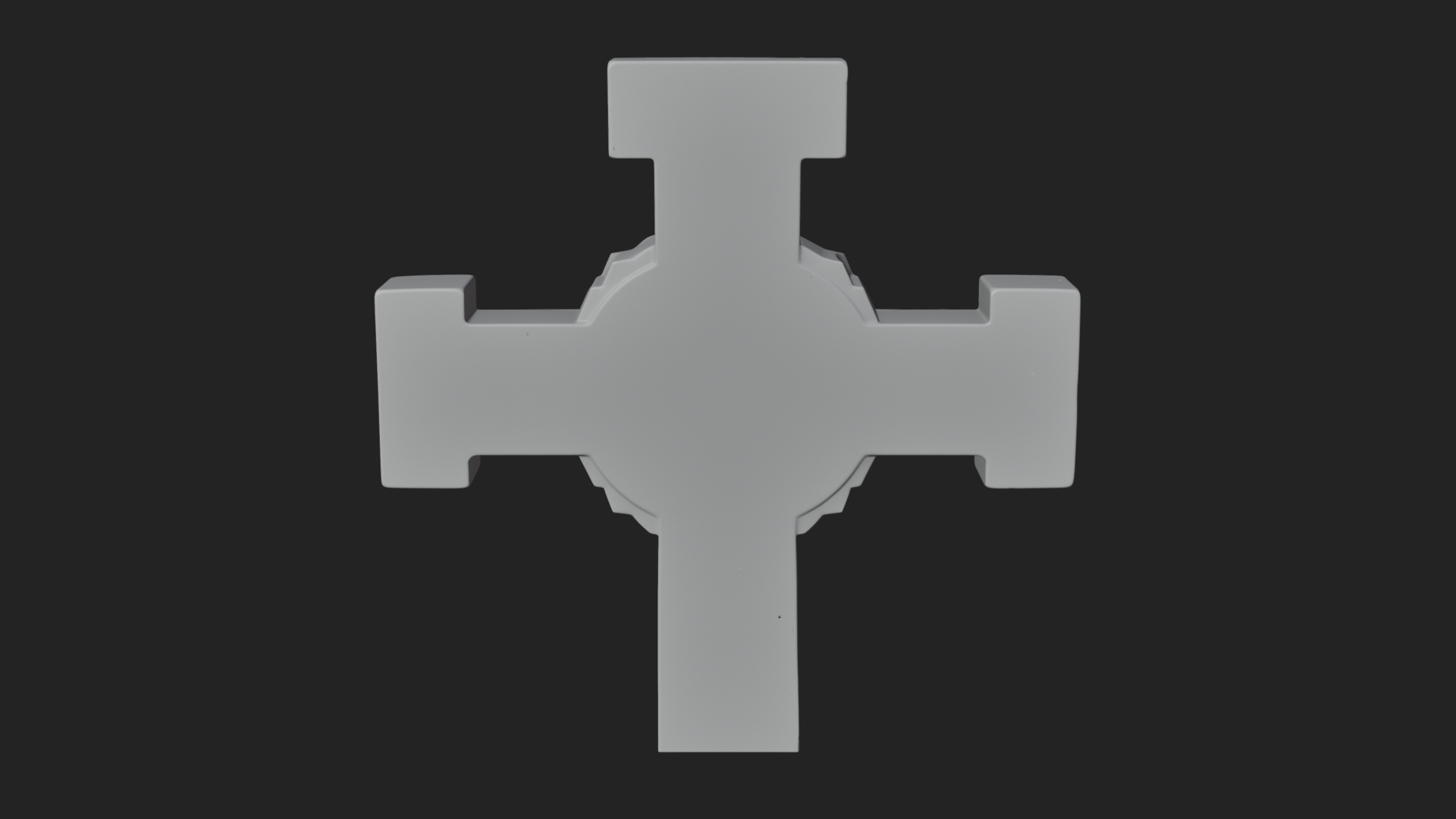 Carved Relief Wall Cross Design 389 3D Print Model 3D Model