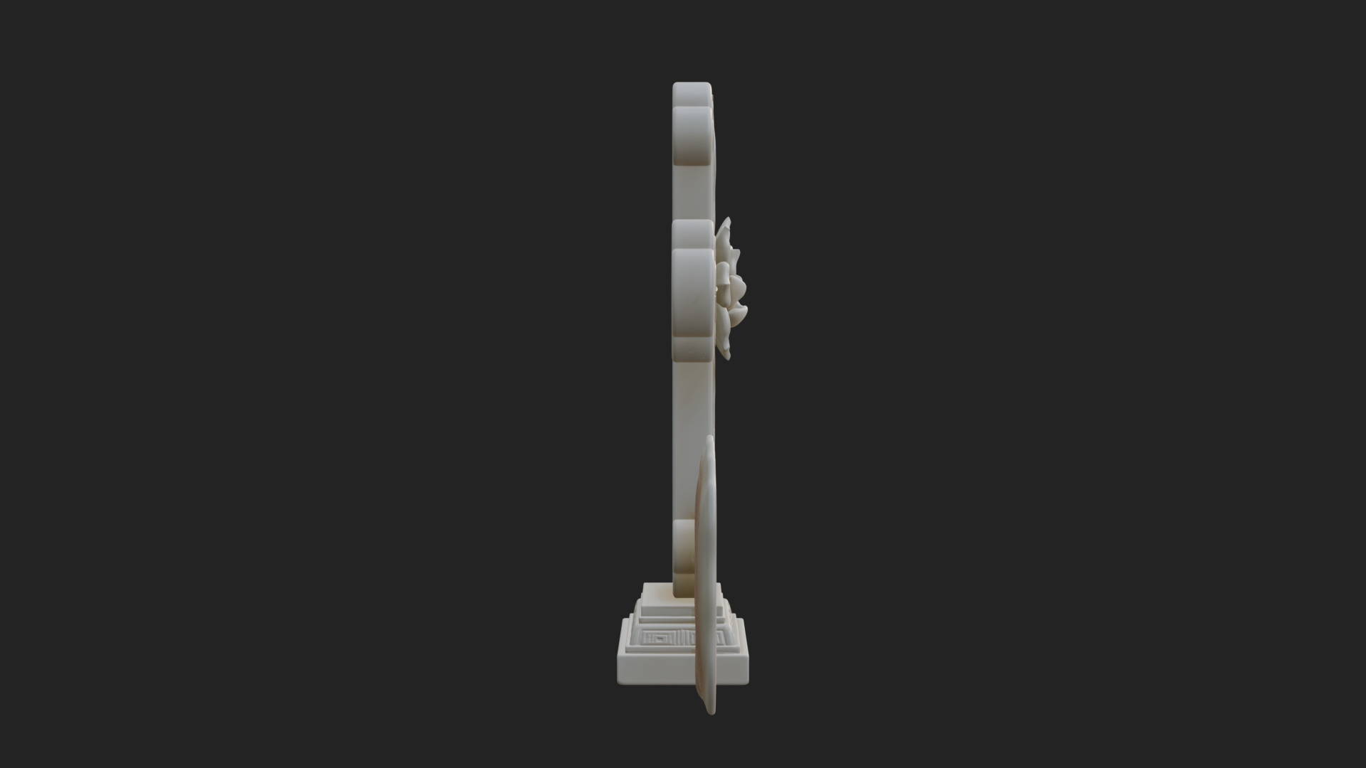 Carved Relief Wall Cross Design 39 3D Print Model 3D Model