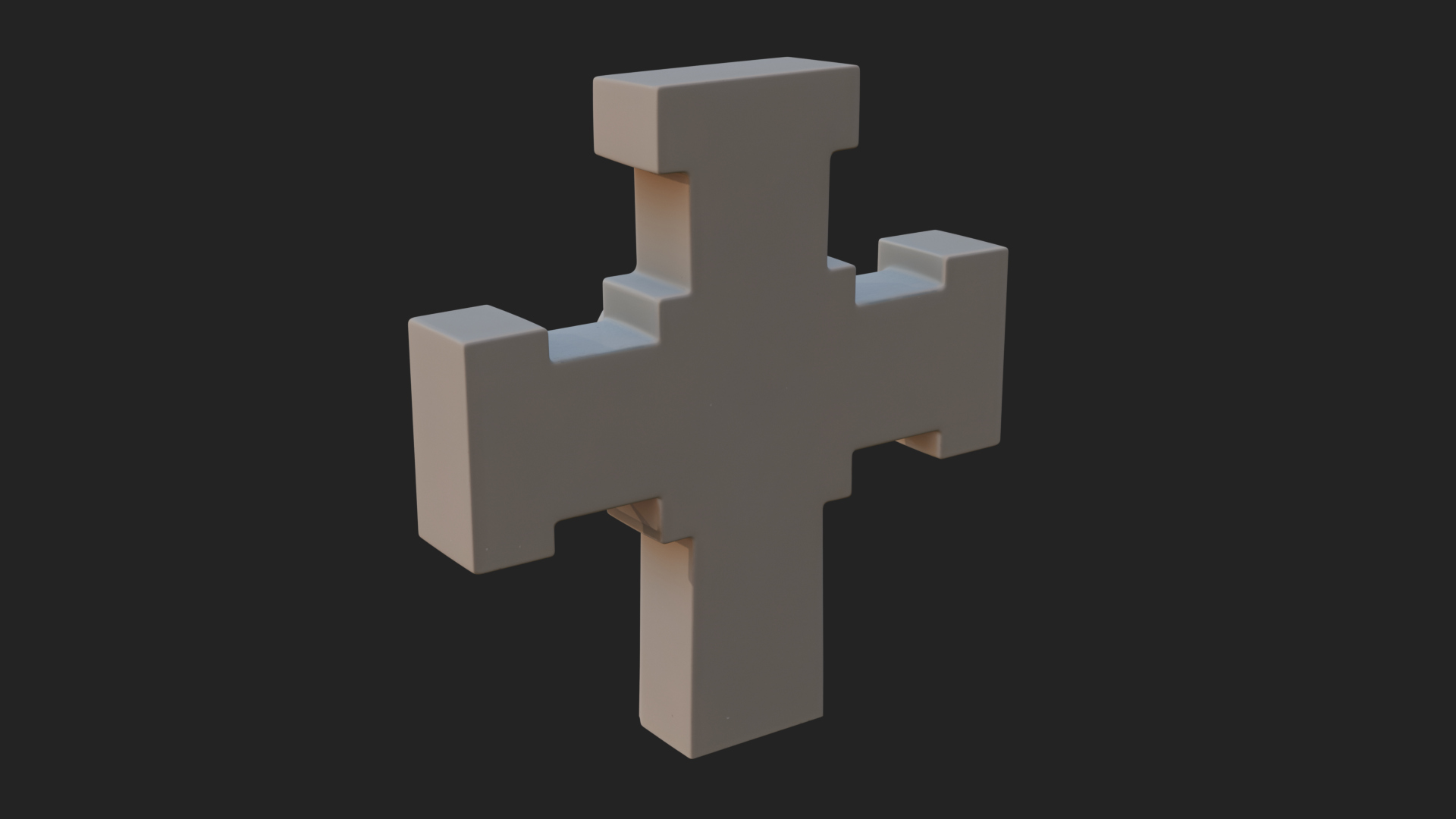 Carved Relief Wall Cross Design 390 3D Print Model 3D Model