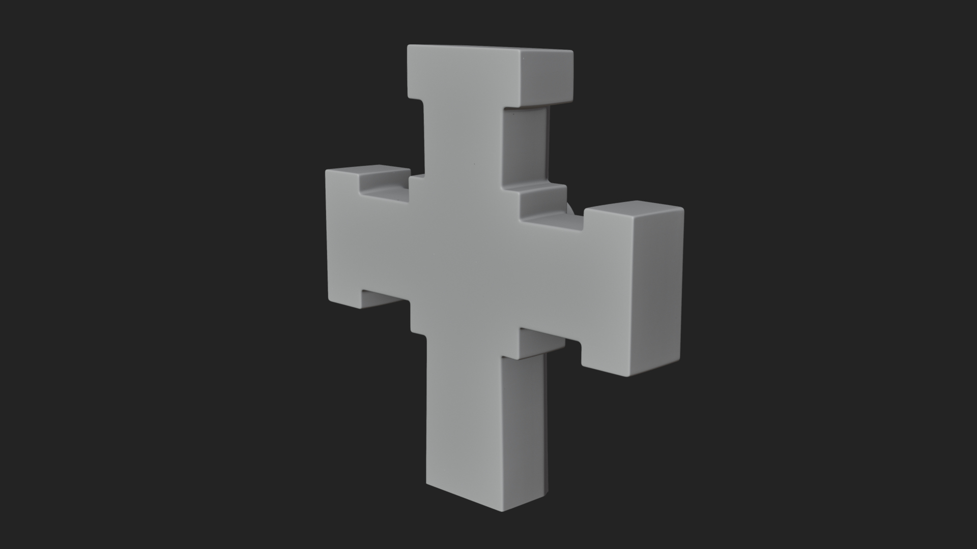 Carved Relief Wall Cross Design 390 3D Print Model 3D Model