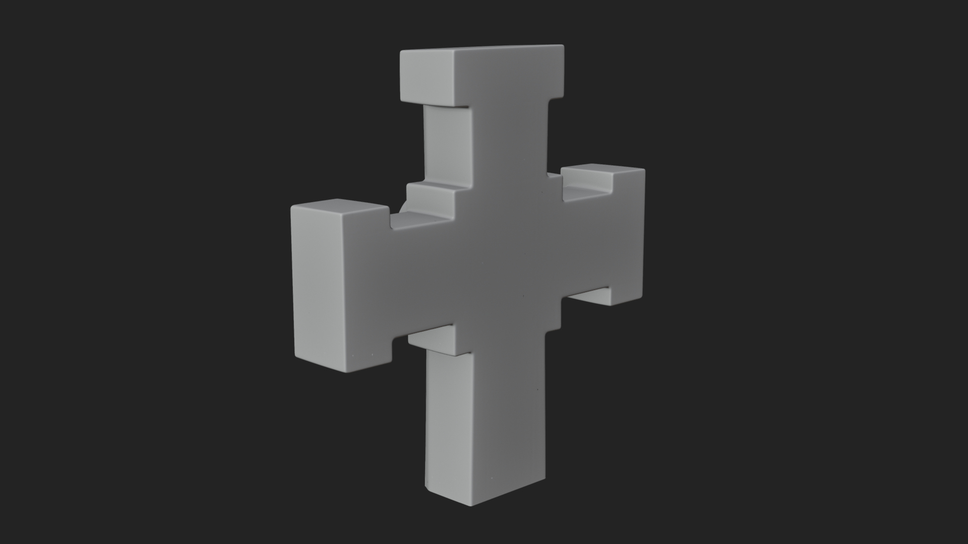 Carved Relief Wall Cross Design 390 3D Print Model 3D Model