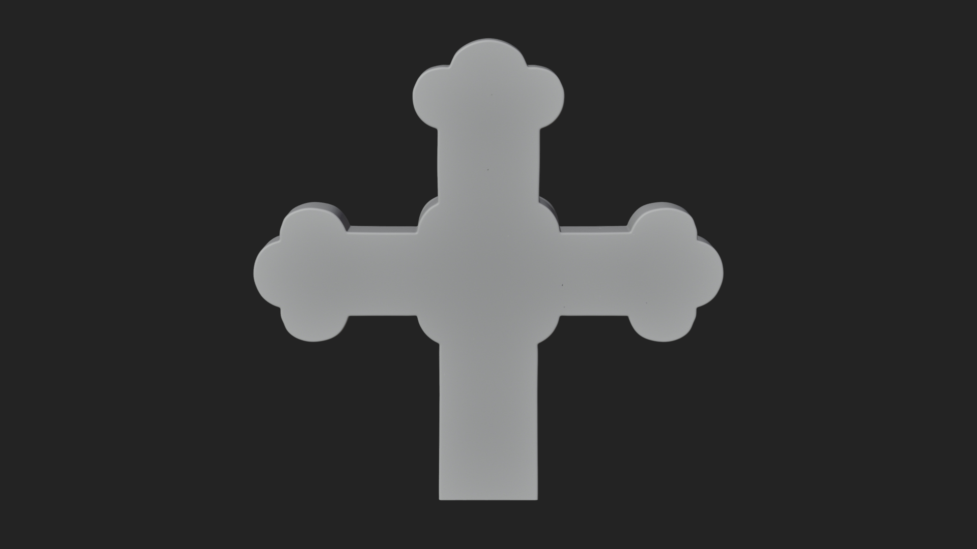 Carved Relief Wall Cross Design 393 3D Print Model 3D Model