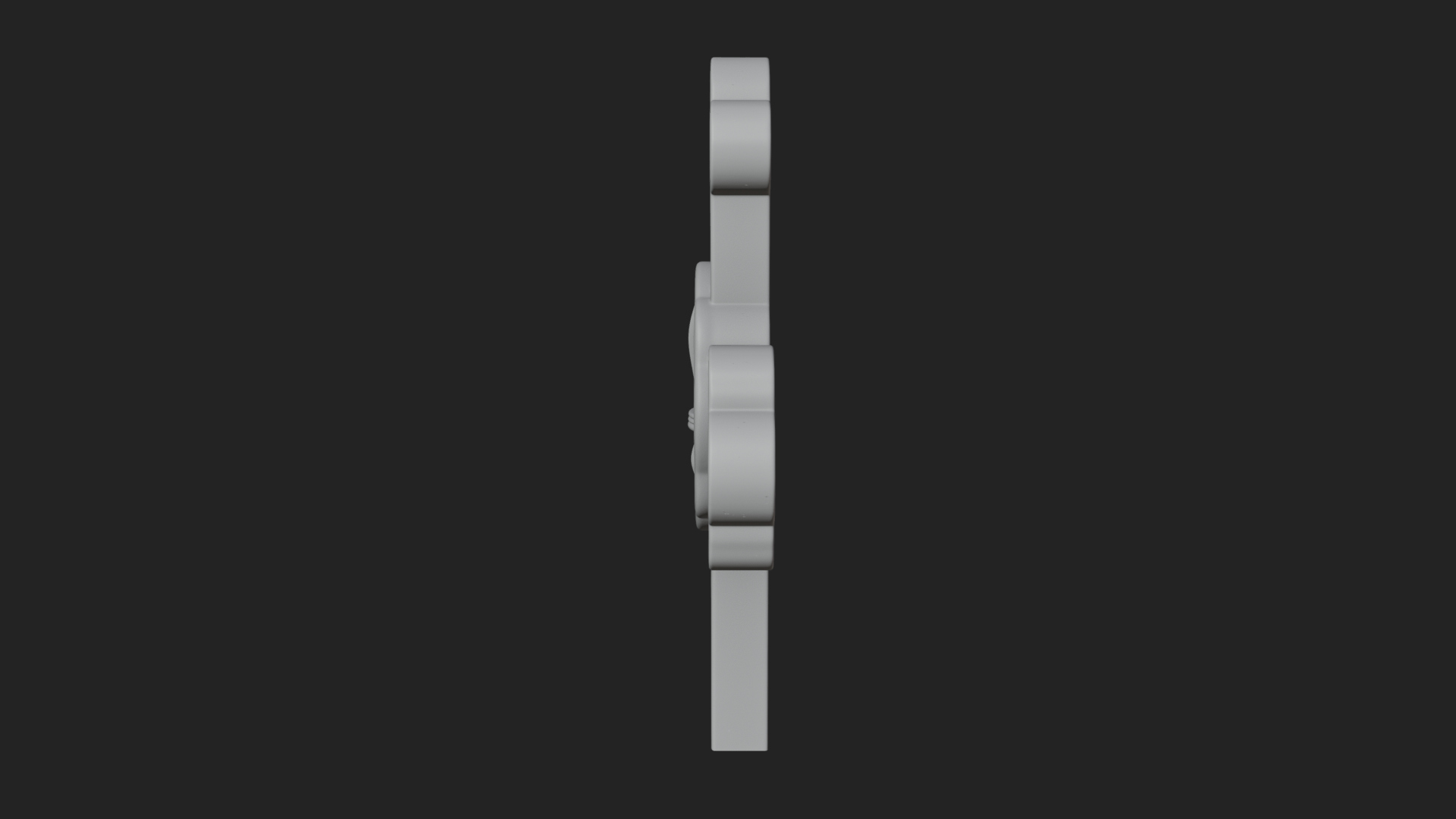 Carved Relief Wall Cross Design 393 3D Print Model 3D Model
