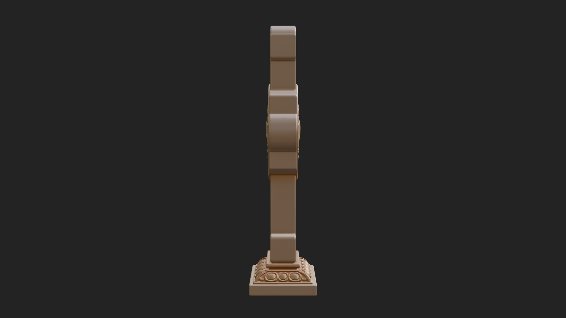Carved Relief Wall Cross Design 394 3D Print Model 3D Model