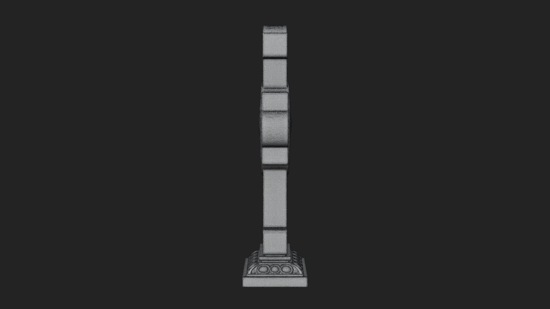 Carved Relief Wall Cross Design 394 3D Print Model 3D Model