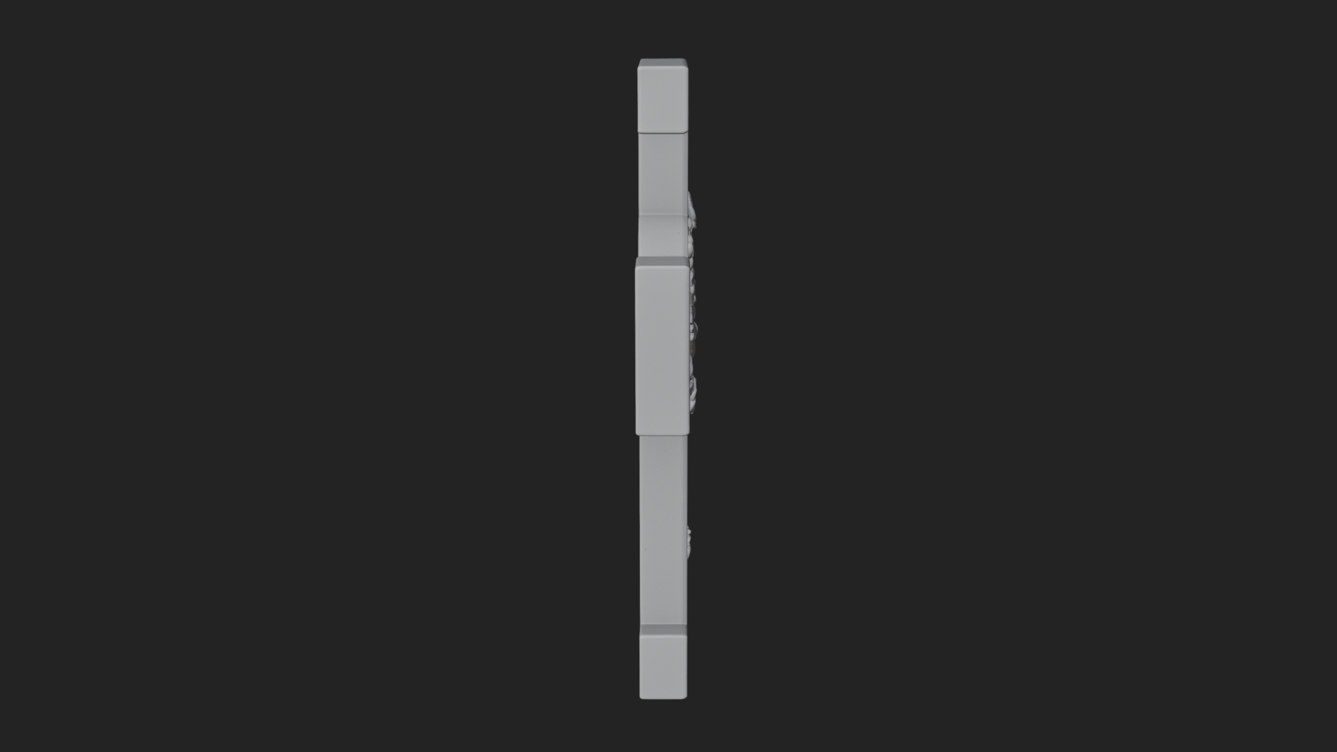 Carved Relief Wall Cross Design 395 3D Print Model 3D Model