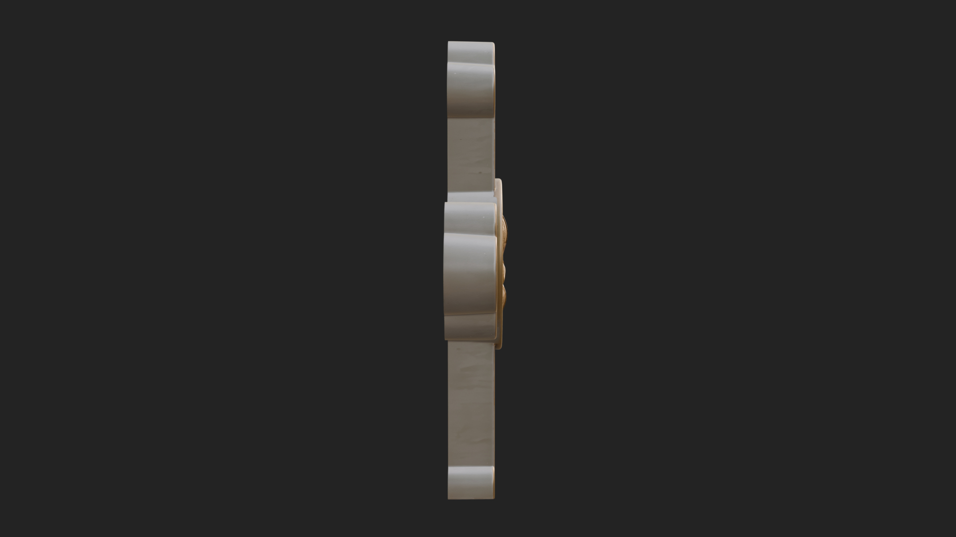 Carved Relief Wall Cross Design 396 3D Print Model 3D Model