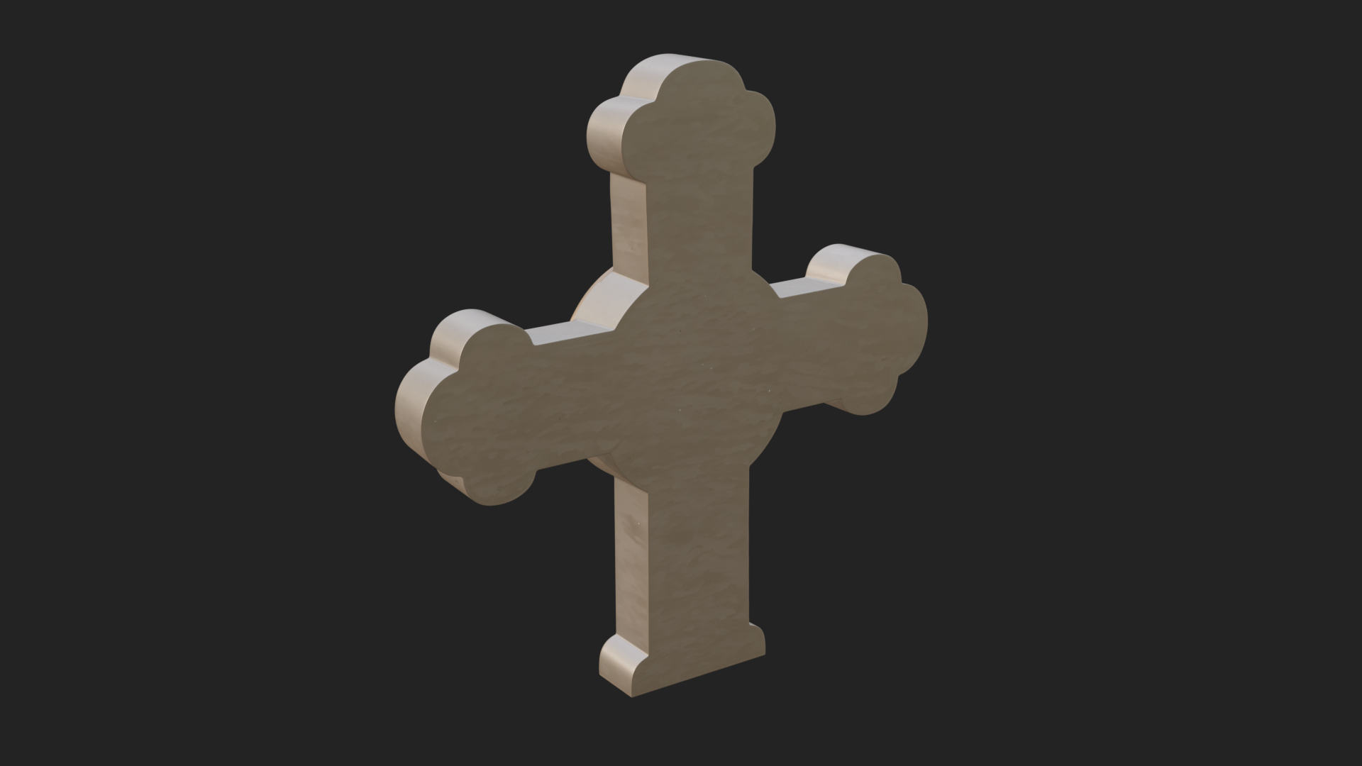 Carved Relief Wall Cross Design 396 3D Print Model 3D Model