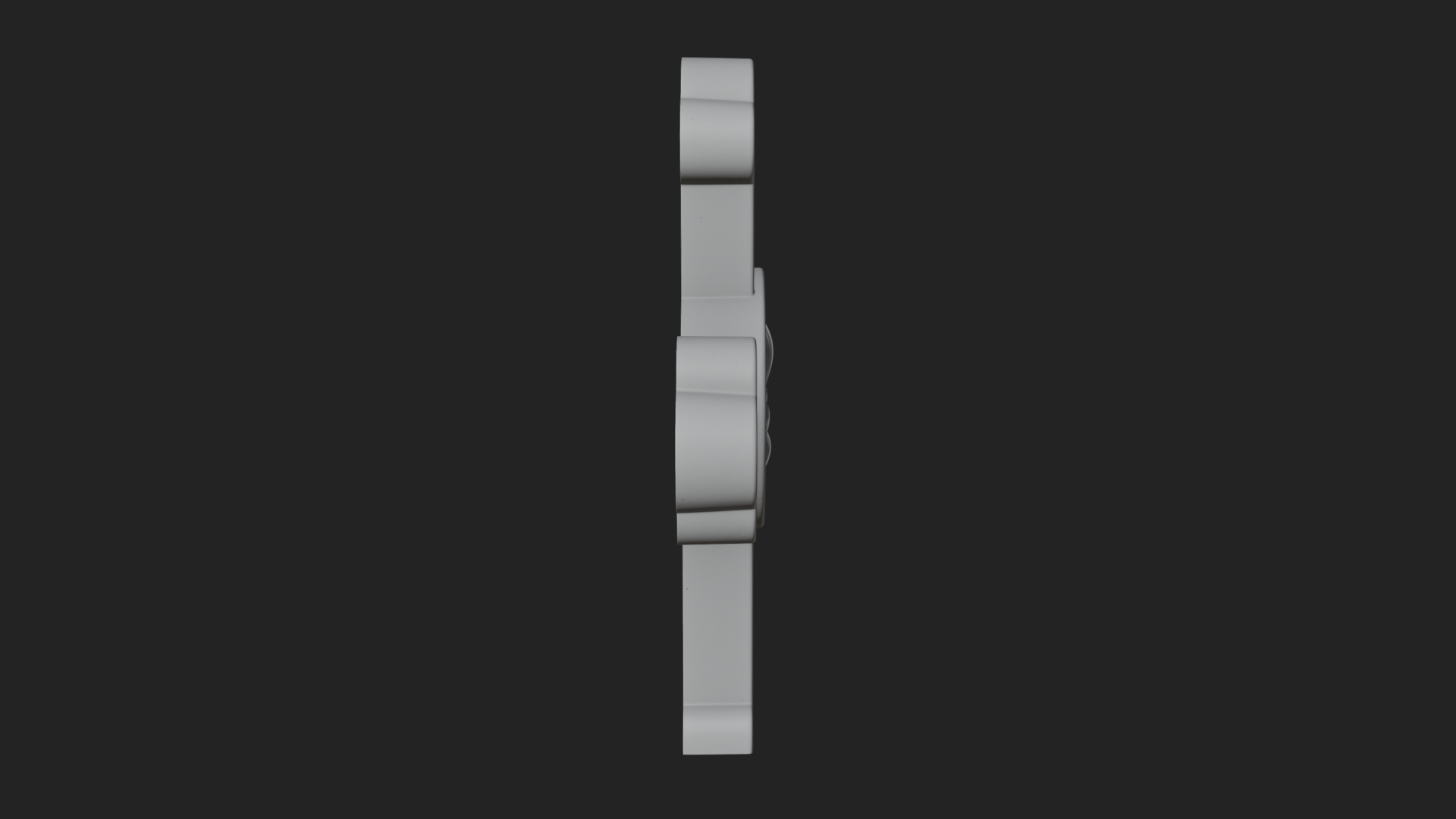 Carved Relief Wall Cross Design 396 3D Print Model 3D Model