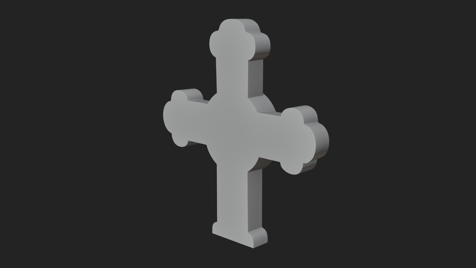 Carved Relief Wall Cross Design 396 3D Print Model 3D Model