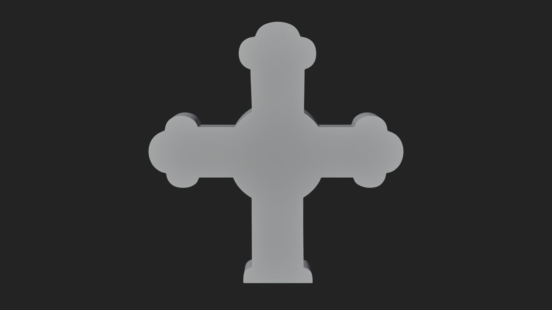 Carved Relief Wall Cross Design 396 3D Print Model 3D Model