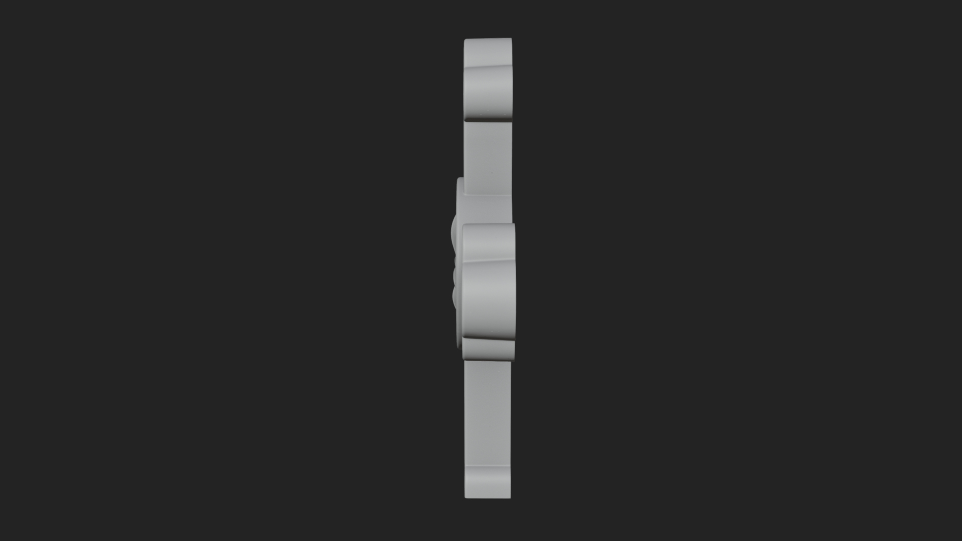 Carved Relief Wall Cross Design 396 3D Print Model 3D Model