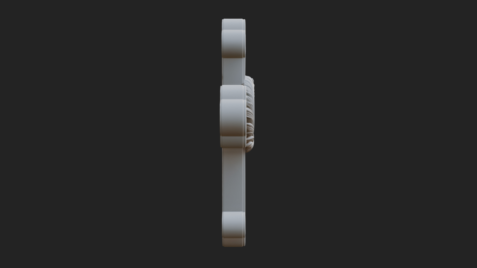 Carved Relief Wall Cross Design 397 3D Print Model 3D Model
