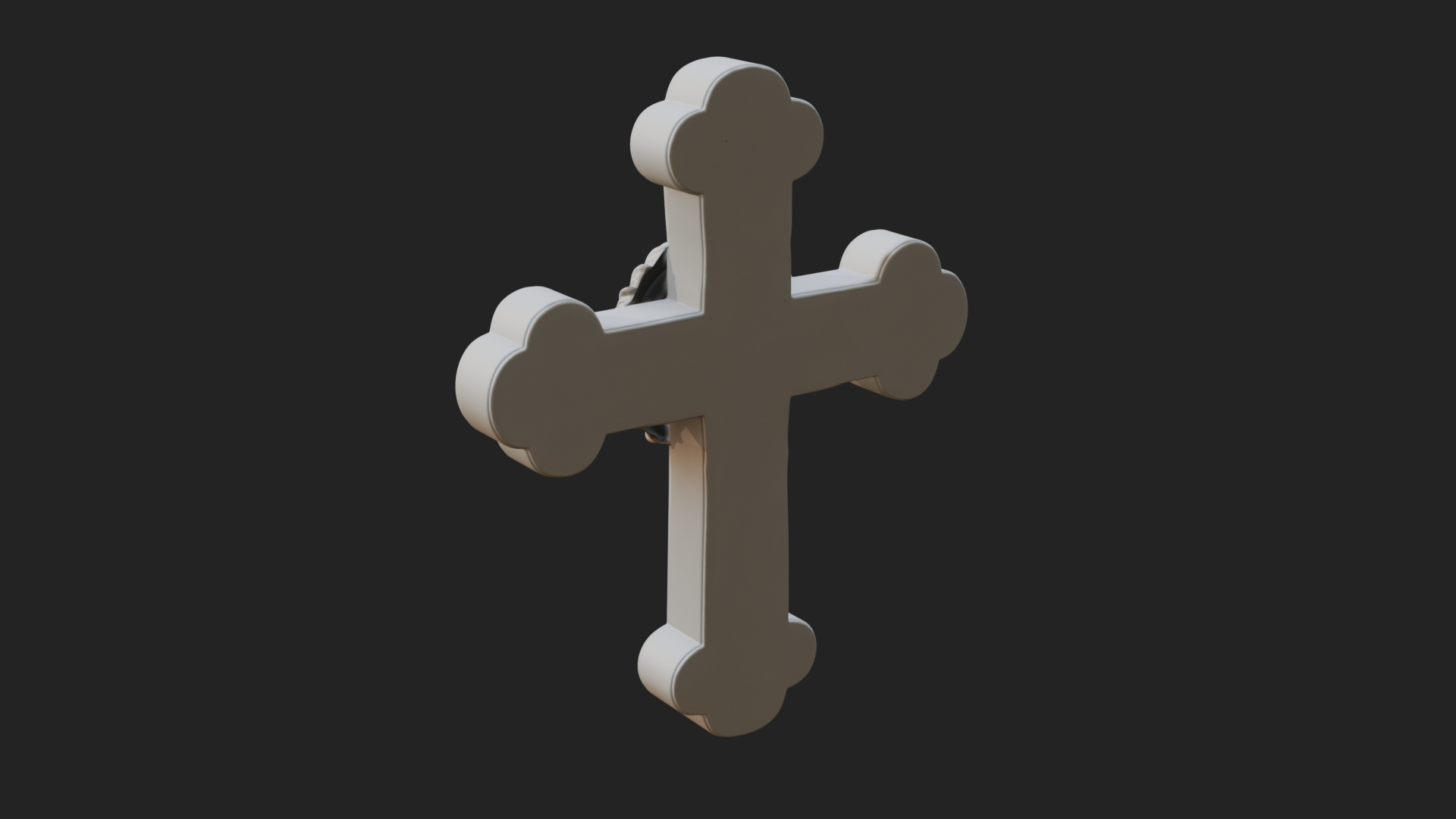 Carved Relief Wall Cross Design 397 3D Print Model 3D Model