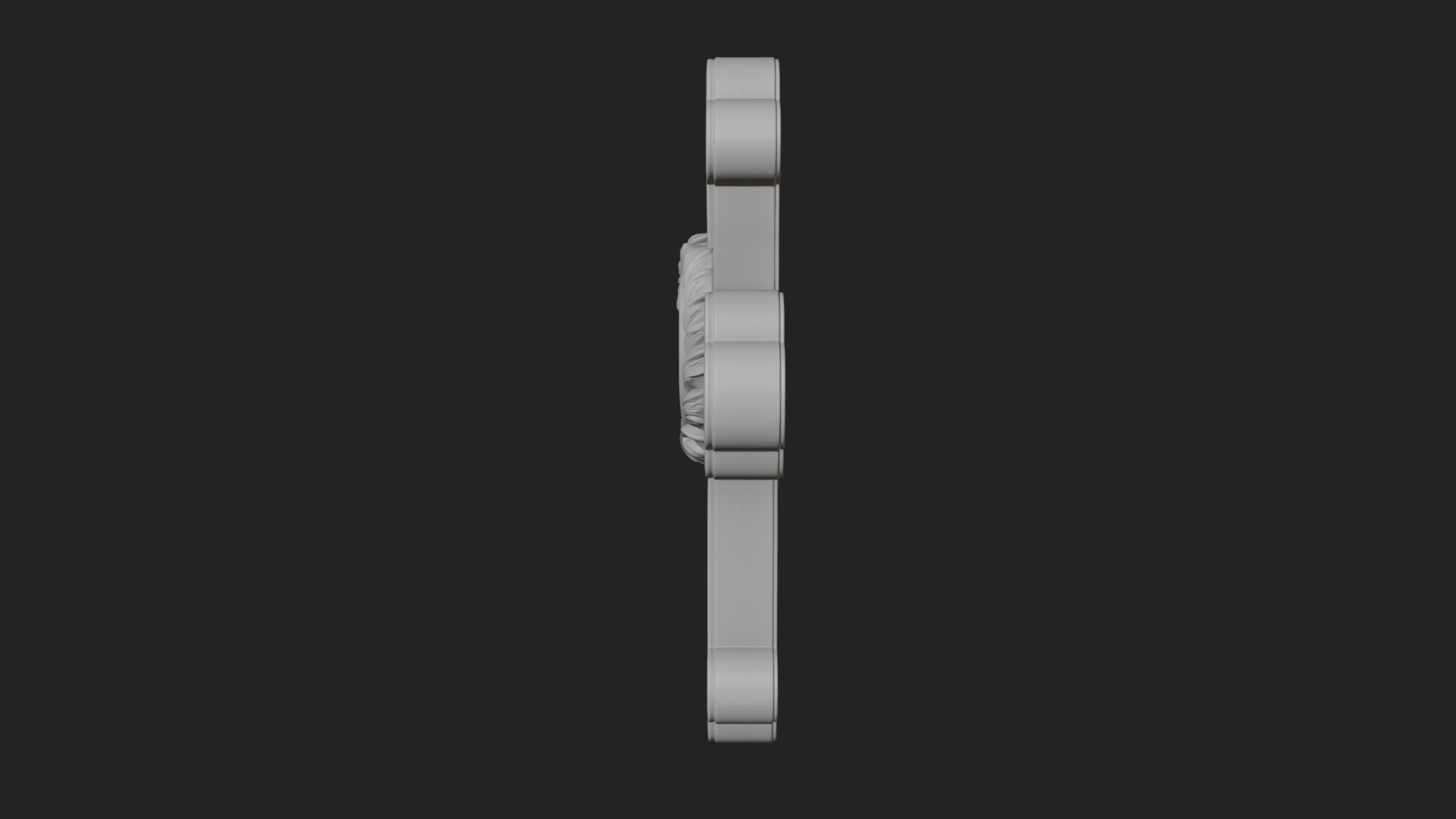Carved Relief Wall Cross Design 397 3D Print Model 3D Model