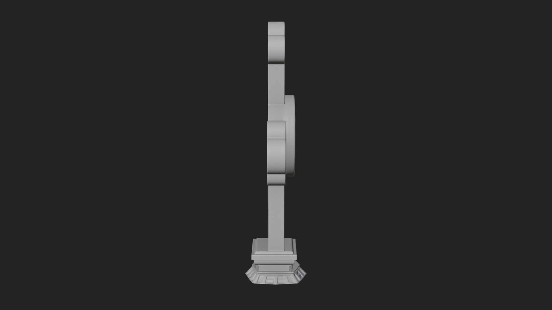 Carved Relief Wall Cross Design 399 3D Print Model 3D Model