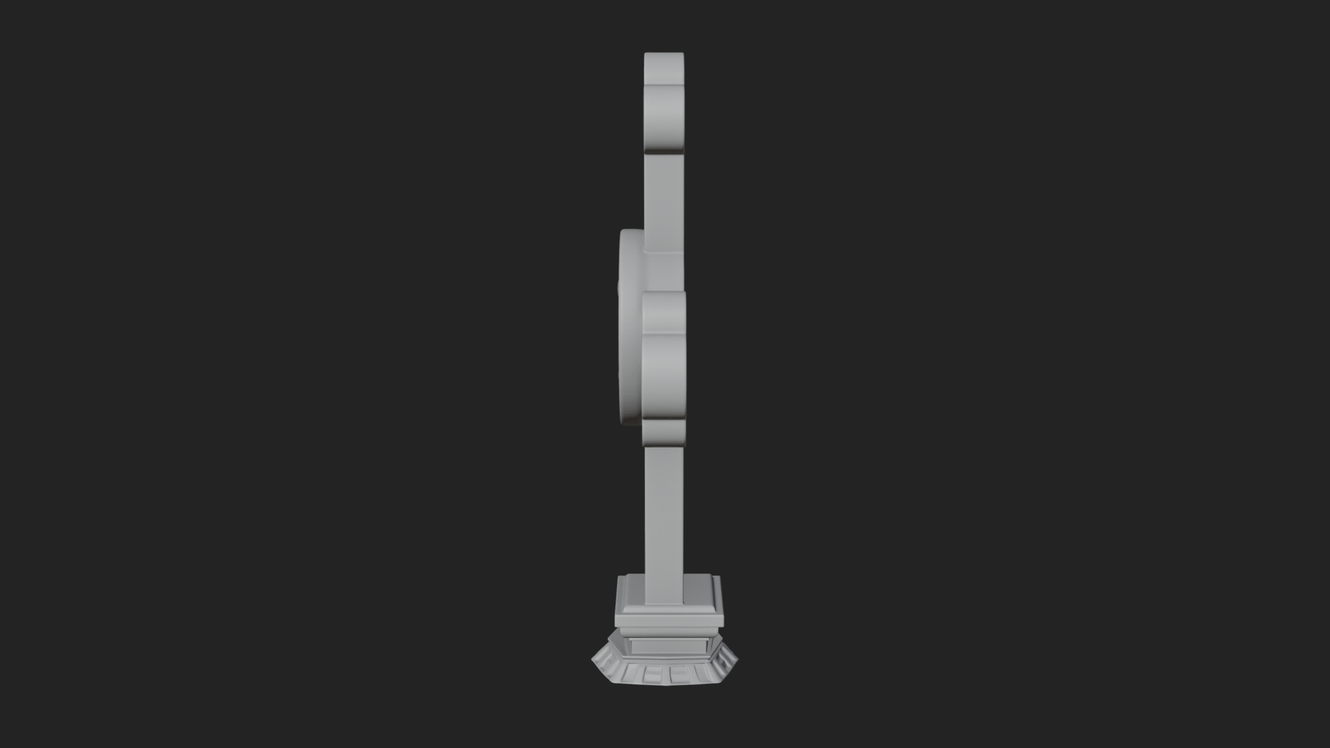 Carved Relief Wall Cross Design 399 3D Print Model 3D Model