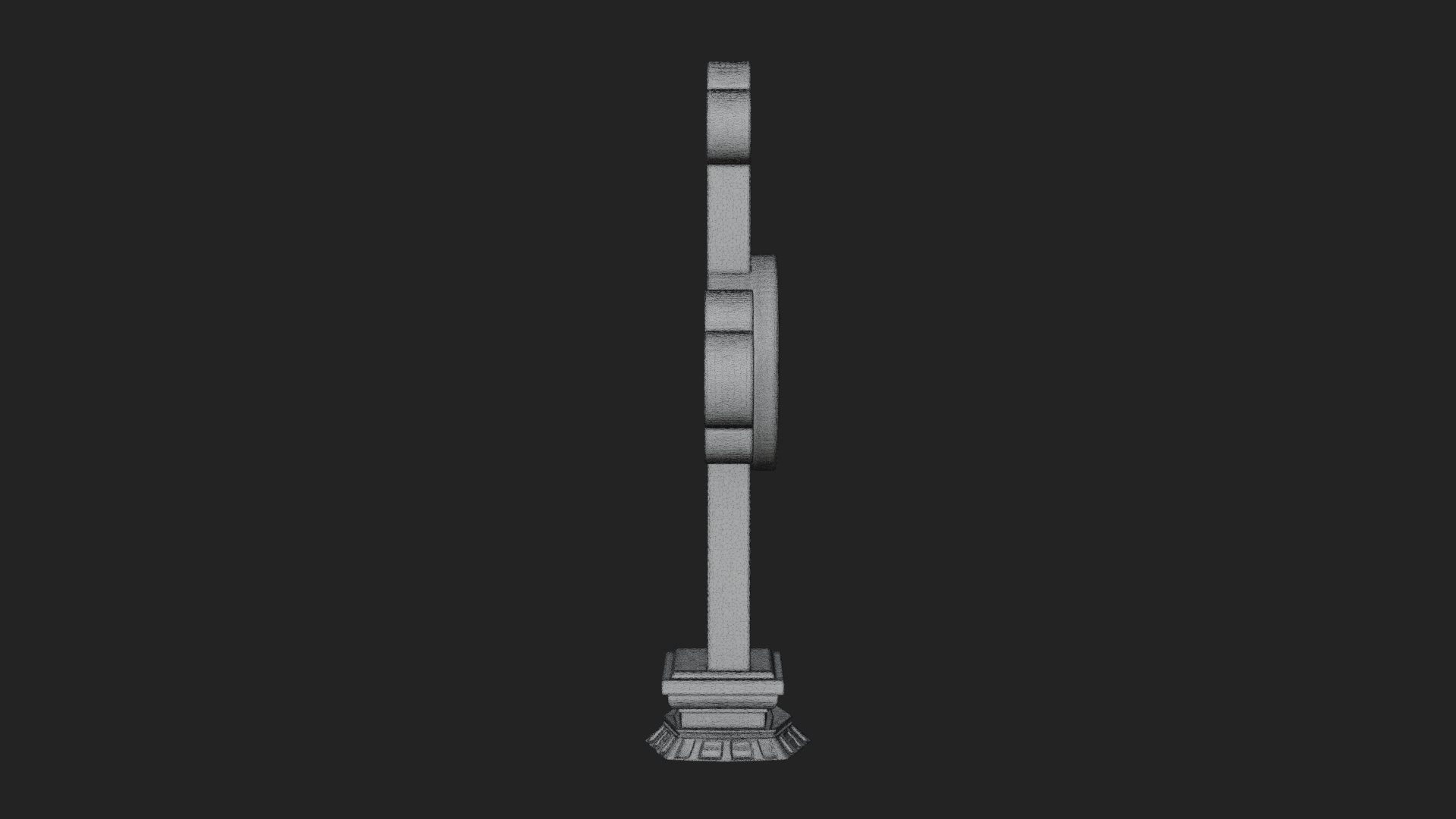 Carved Relief Wall Cross Design 399 3D Print Model 3D Model