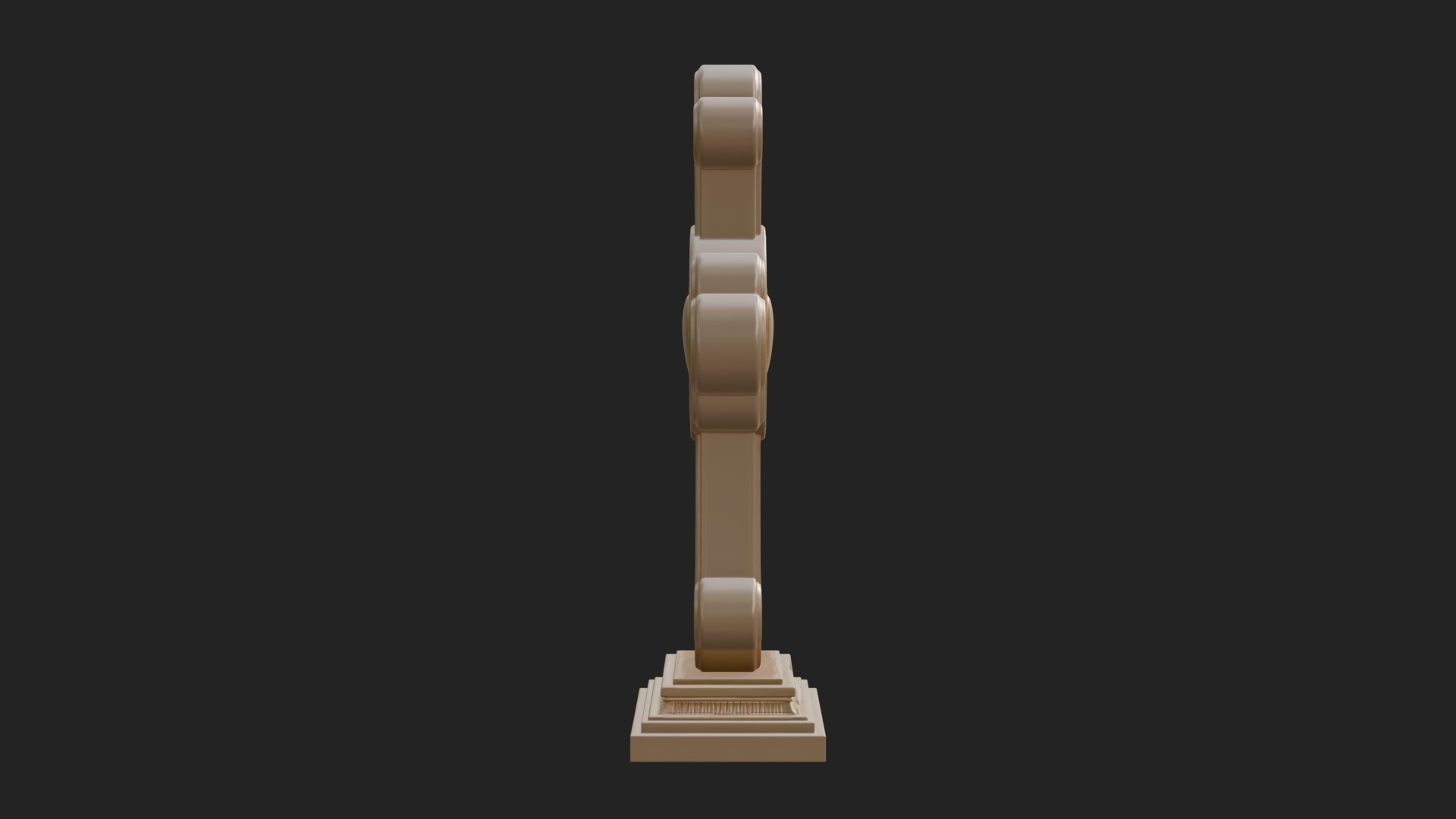 Carved Relief Wall Cross Design 402 3D Print Model 3D Model