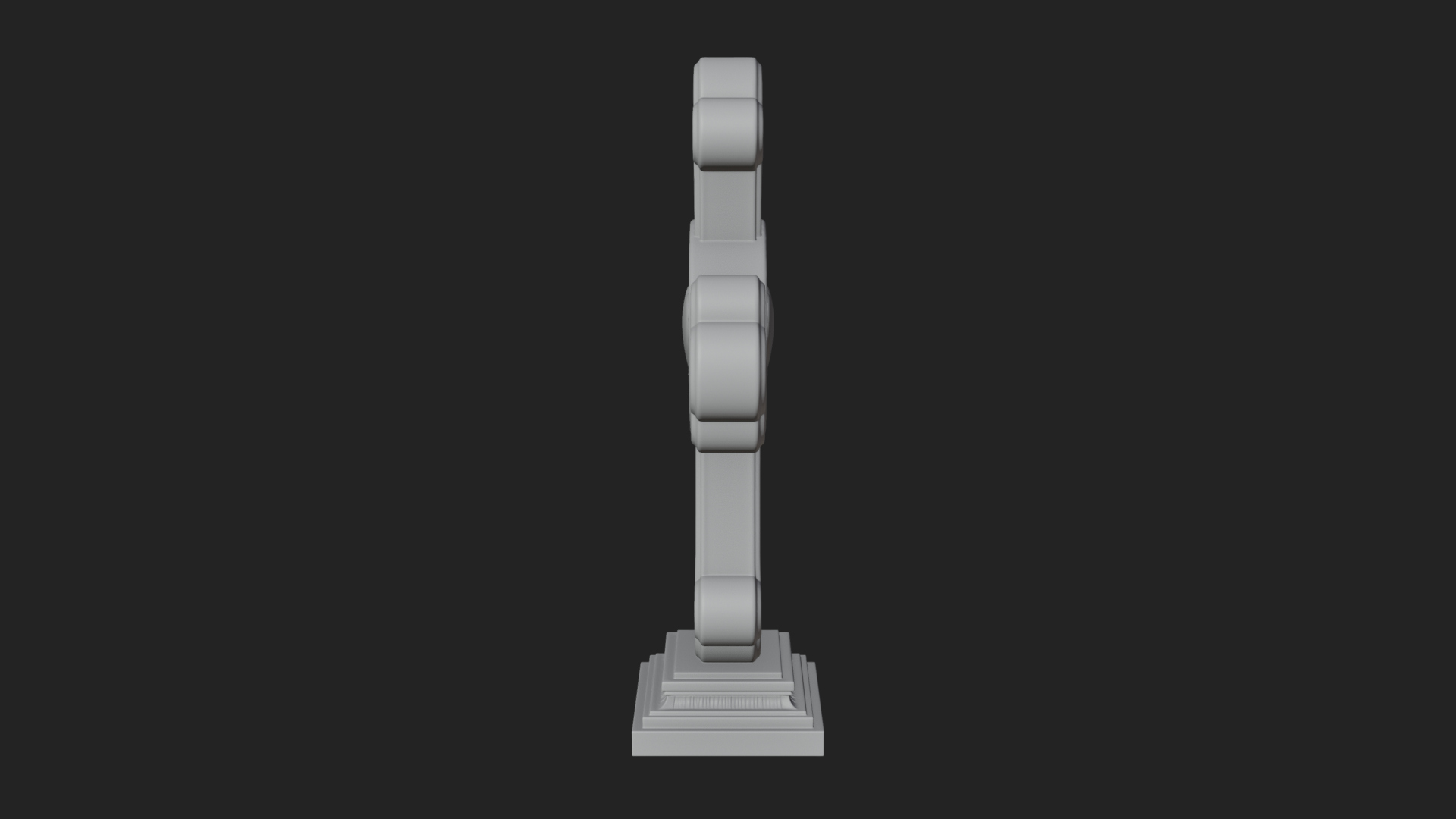 Carved Relief Wall Cross Design 402 3D Print Model 3D Model