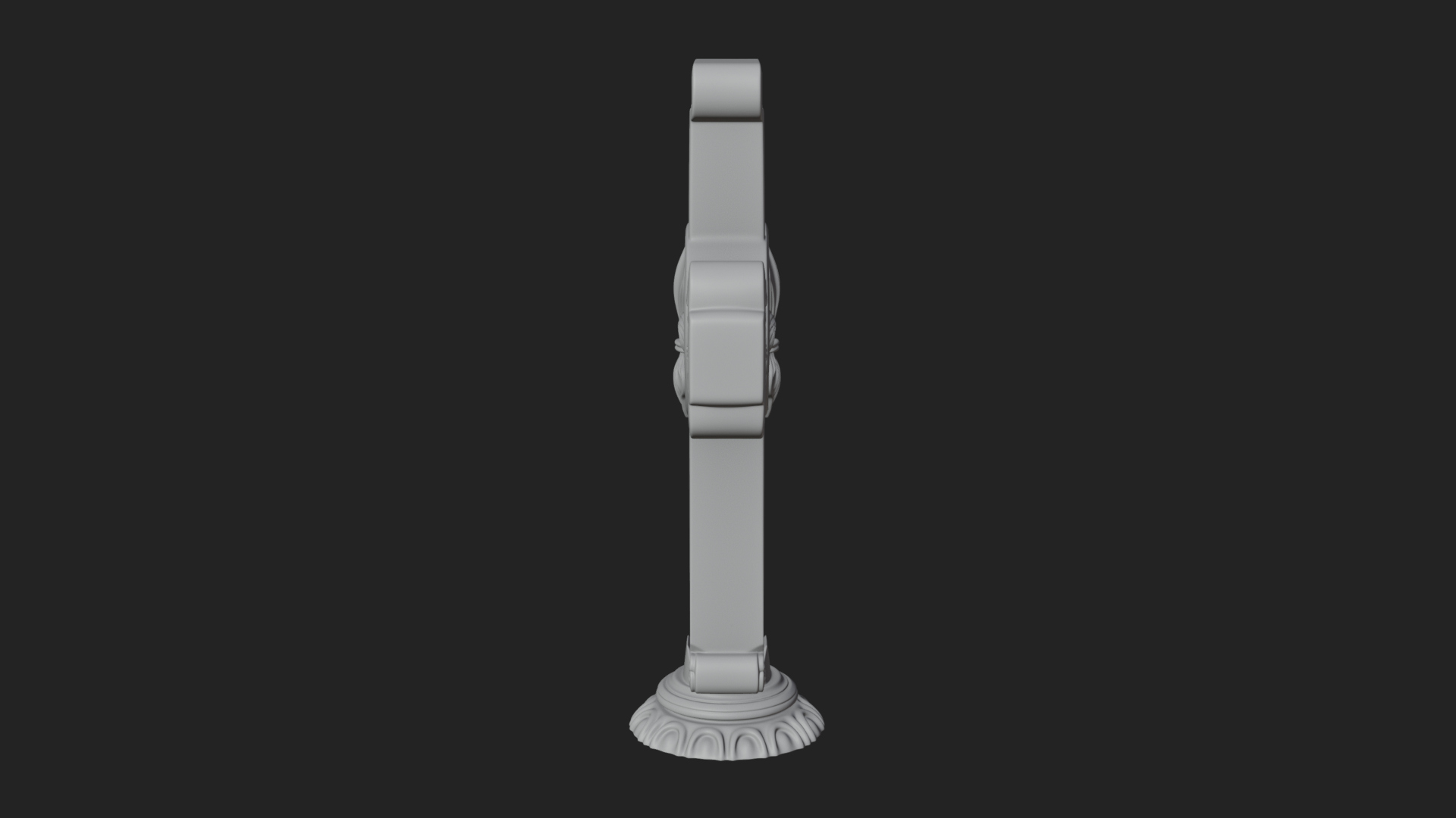 Carved Relief Wall Cross Design 403 3D Print Model 3D Model