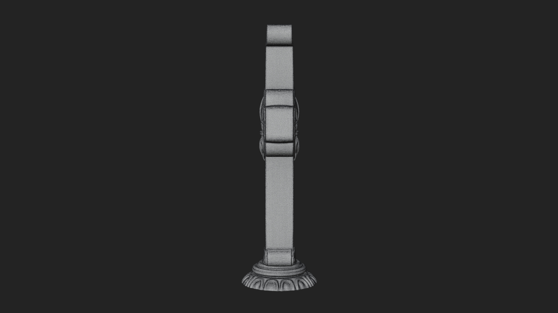 Carved Relief Wall Cross Design 403 3D Print Model 3D Model
