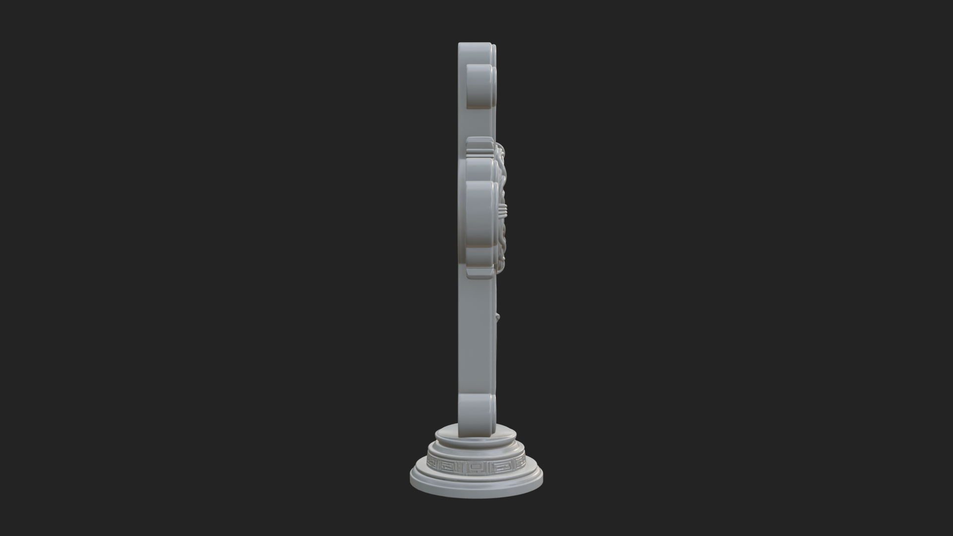 Carved Relief Wall Cross Design 404 3D Print Model 3D Model