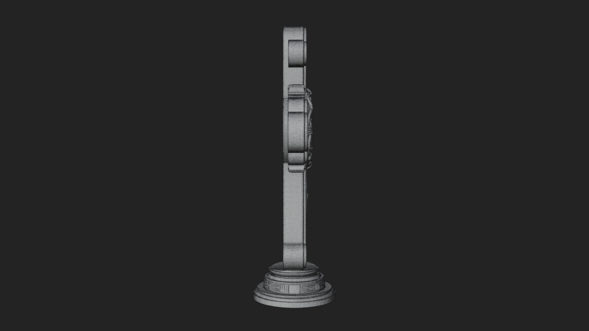Carved Relief Wall Cross Design 404 3D Print Model 3D Model