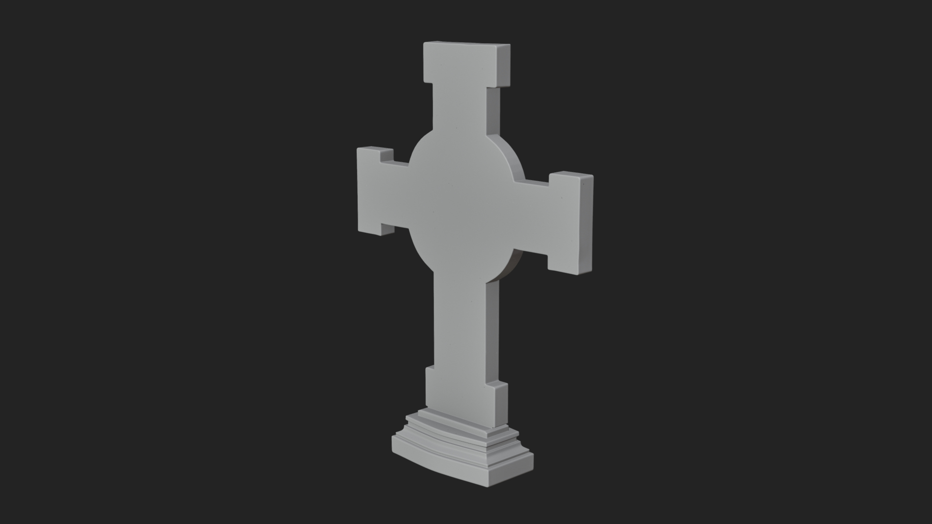 Carved Relief Wall Cross Design 405 3D Print Model 3D Model