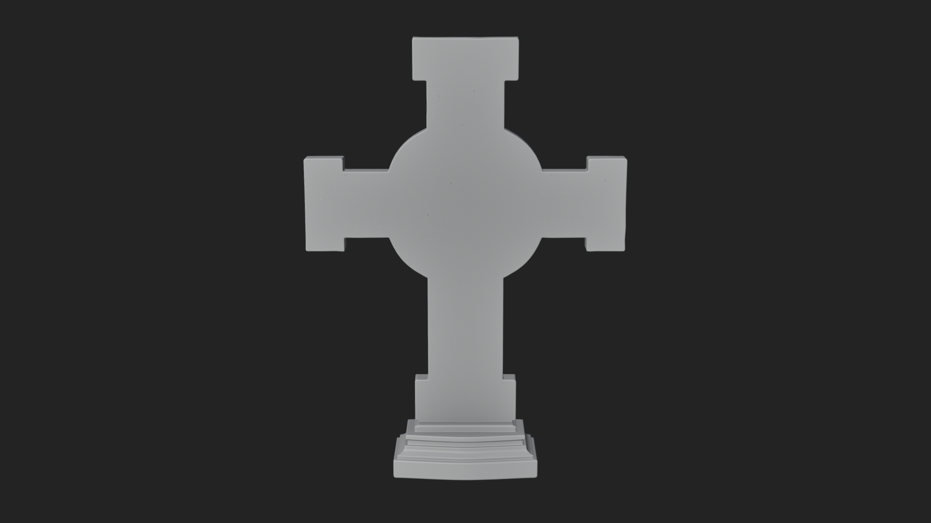 Carved Relief Wall Cross Design 405 3D Print Model 3D Model