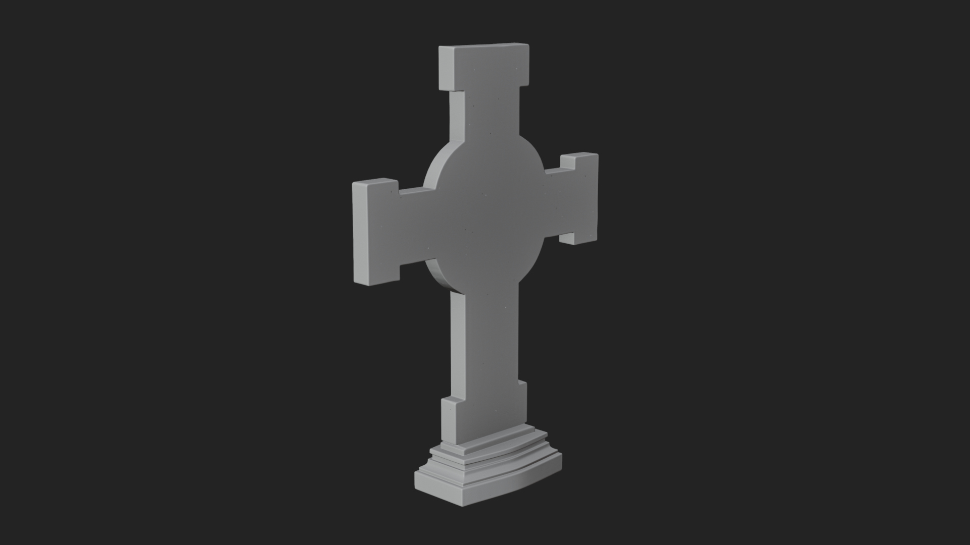 Carved Relief Wall Cross Design 405 3D Print Model 3D Model