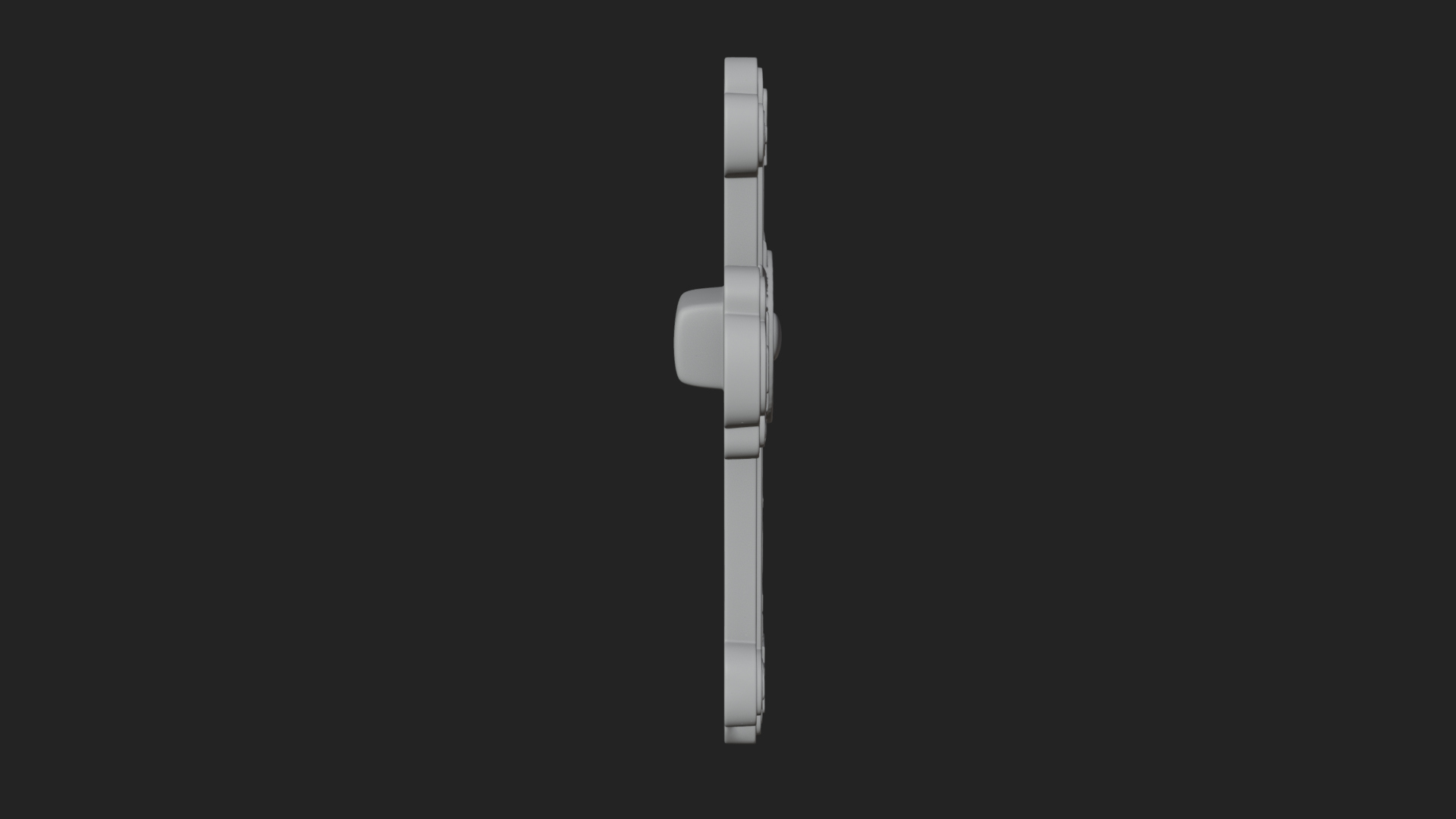 Carved Relief Wall Cross Design 408 3D Print Model 3D Model