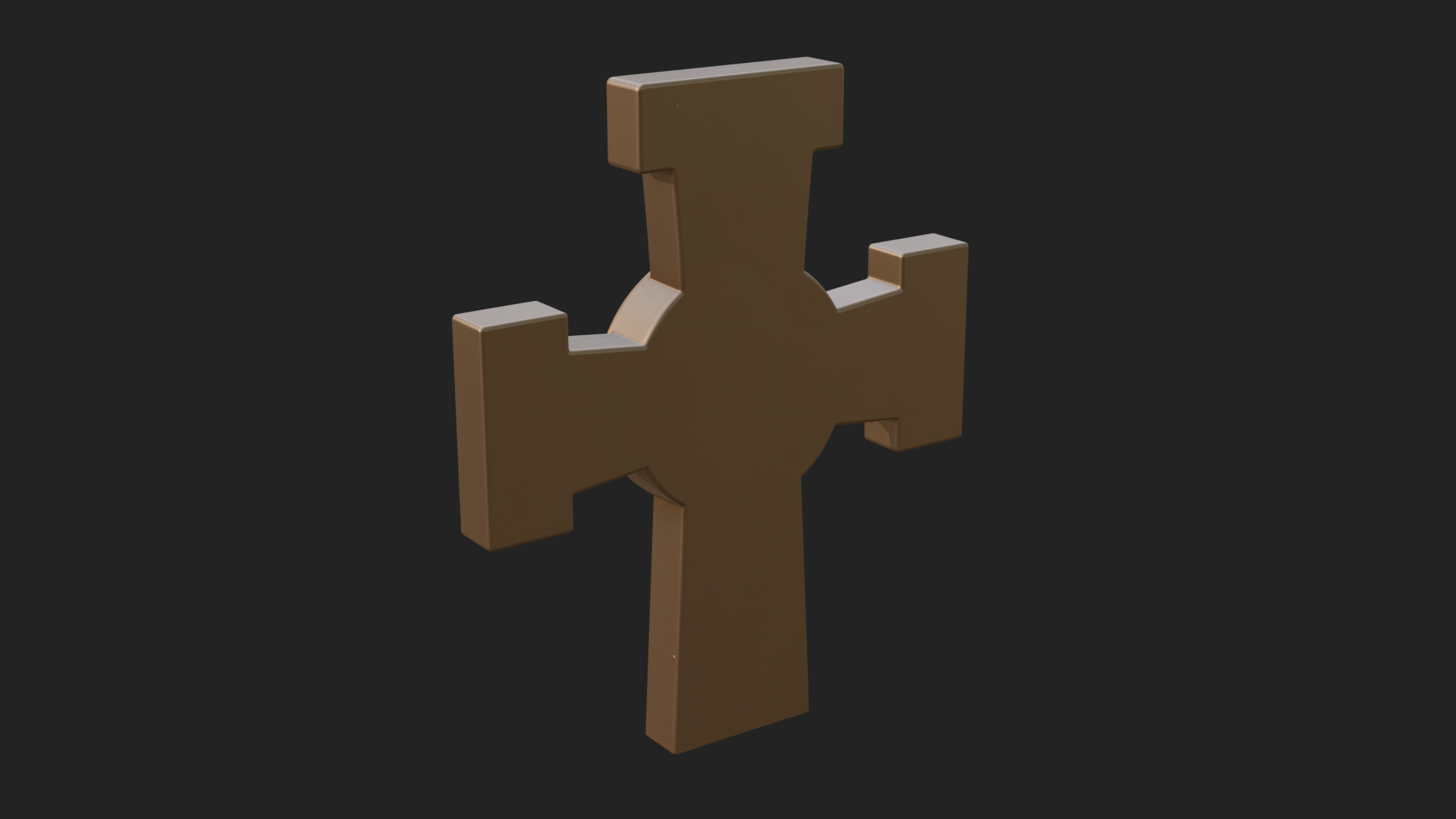 Carved Relief Wall Cross Design 409 3D Print Model 3D Model