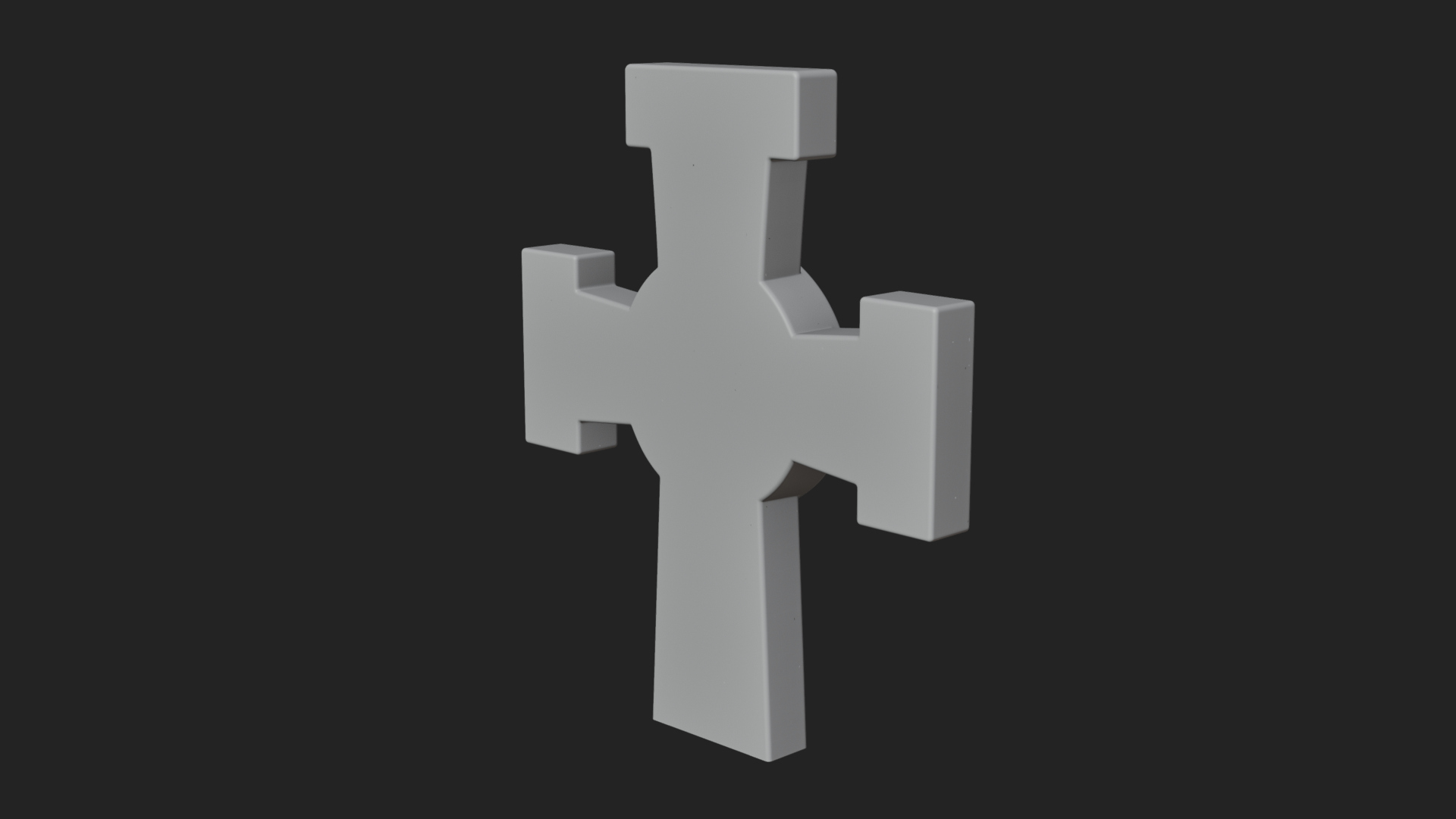 Carved Relief Wall Cross Design 409 3D Print Model 3D Model