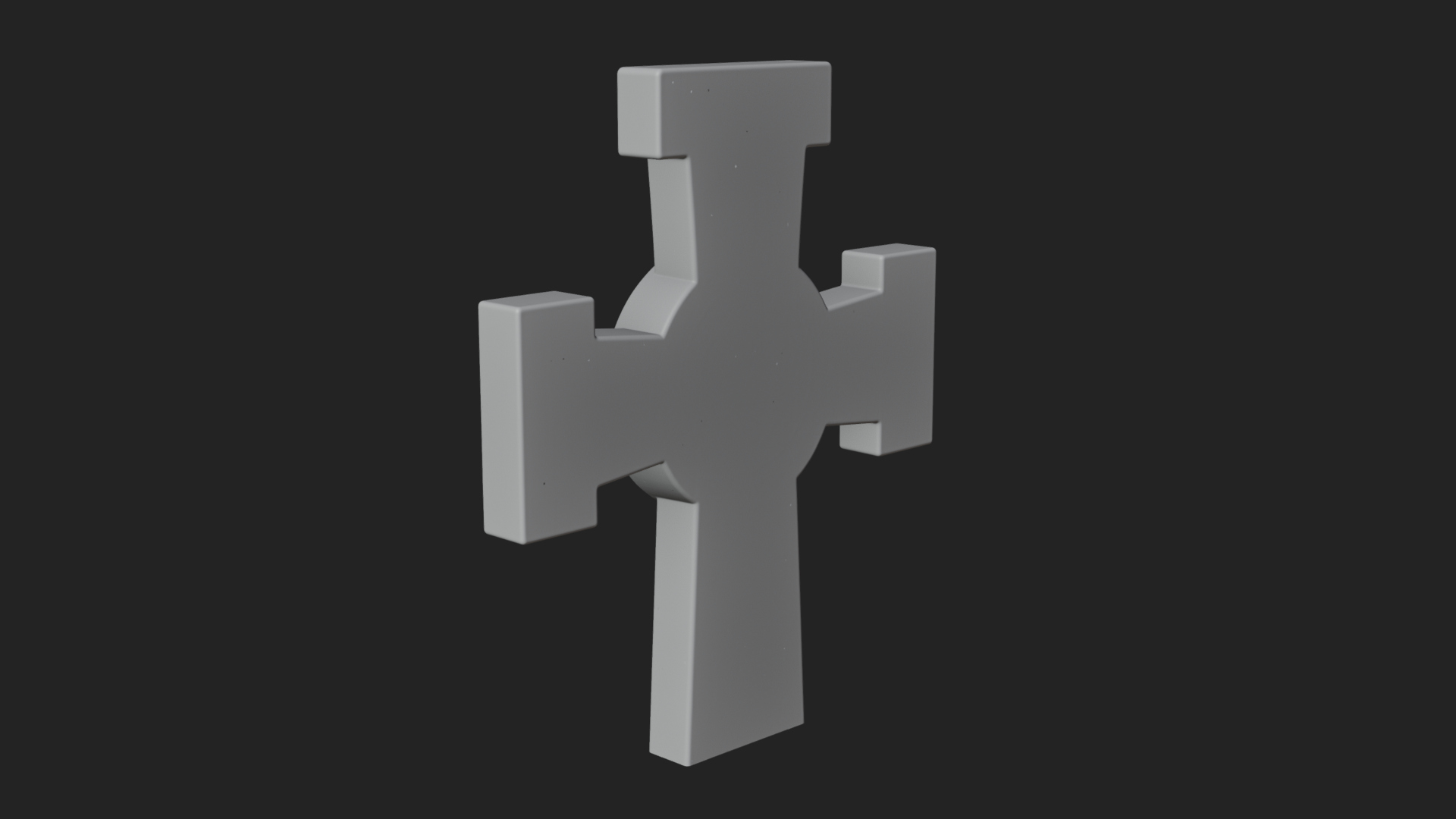Carved Relief Wall Cross Design 409 3D Print Model 3D Model