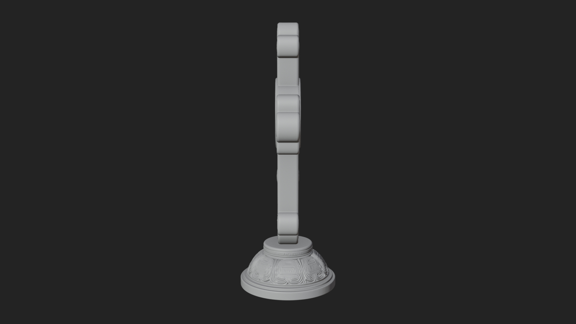 Carved Relief Wall Cross Design 41 3D Print Model 3D Model