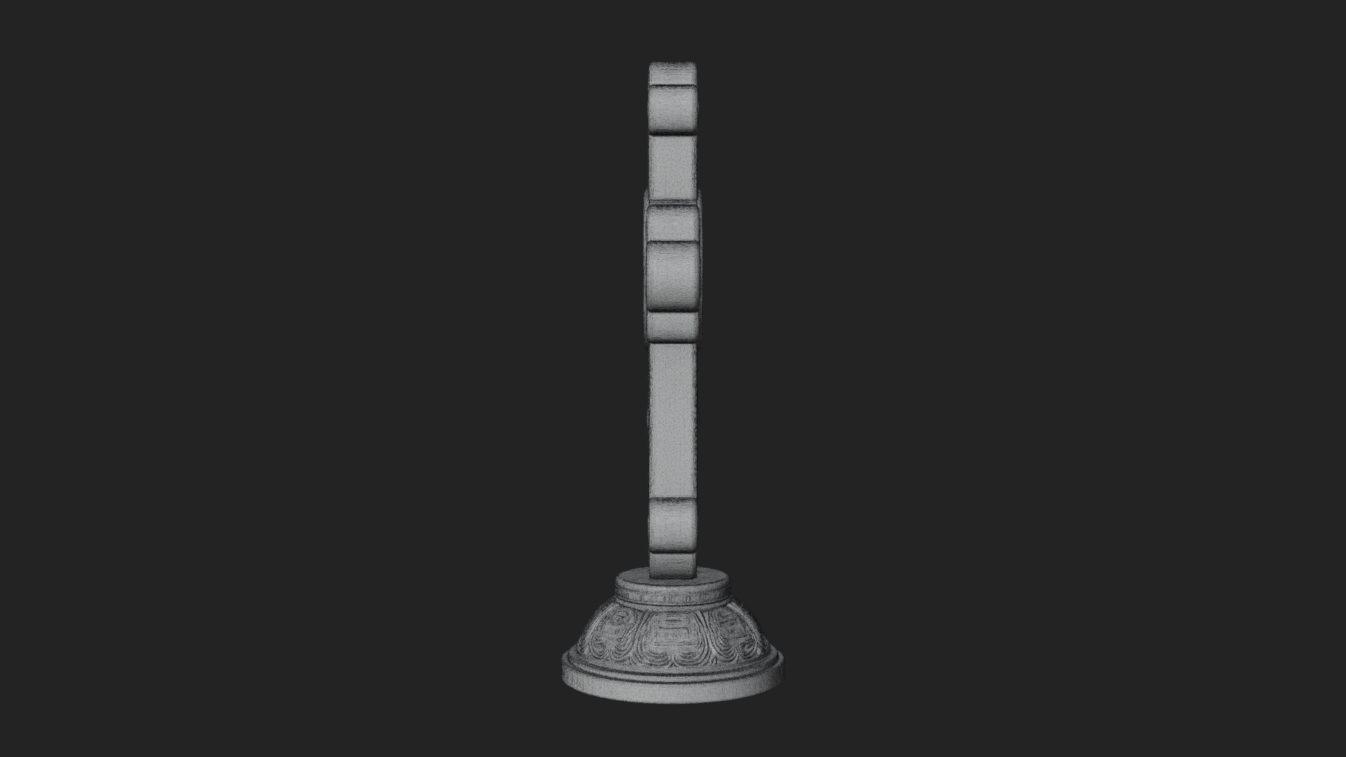 Carved Relief Wall Cross Design 41 3D Print Model 3D Model