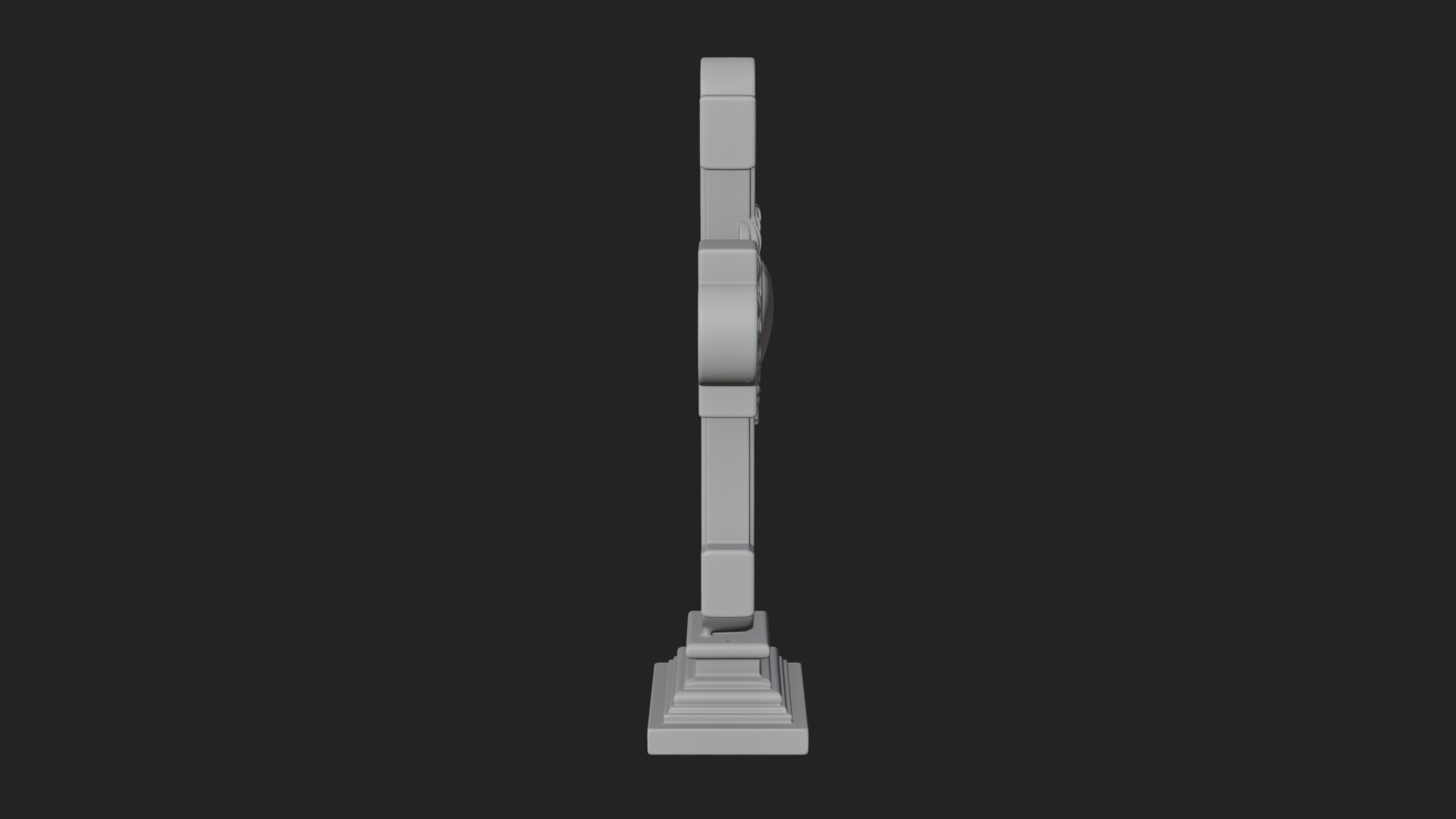 Carved Relief Wall Cross Design 412 3D Print Model 3D Model