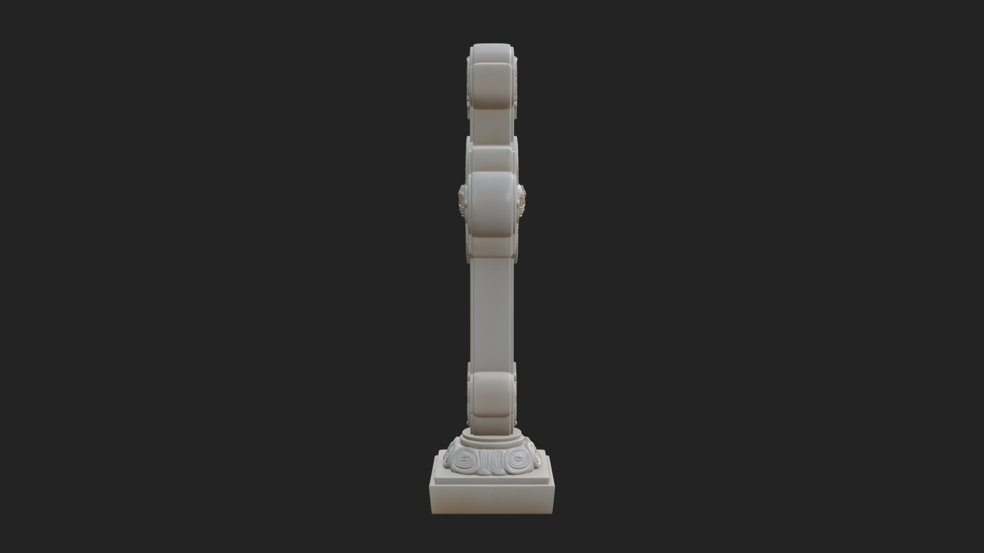 Carved Relief Wall Cross Design 413 3D Print Model 3D Model