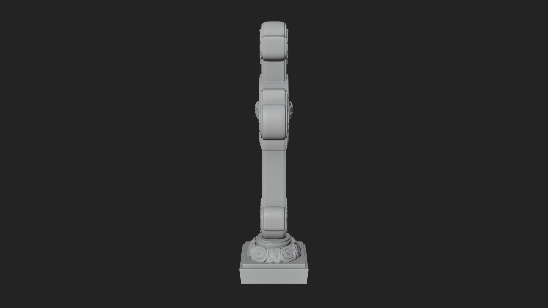 Carved Relief Wall Cross Design 413 3D Print Model 3D Model