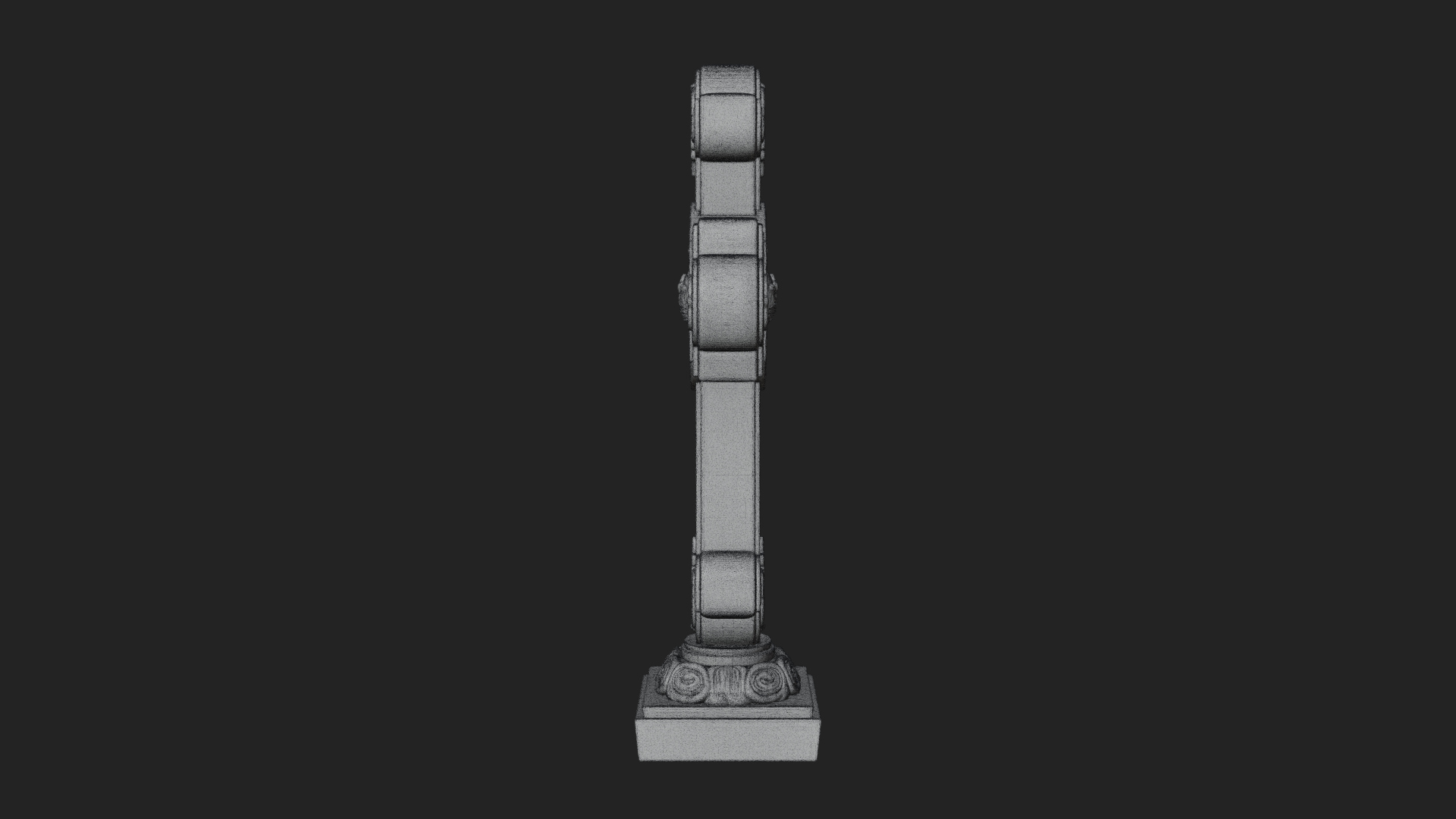 Carved Relief Wall Cross Design 413 3D Print Model 3D Model