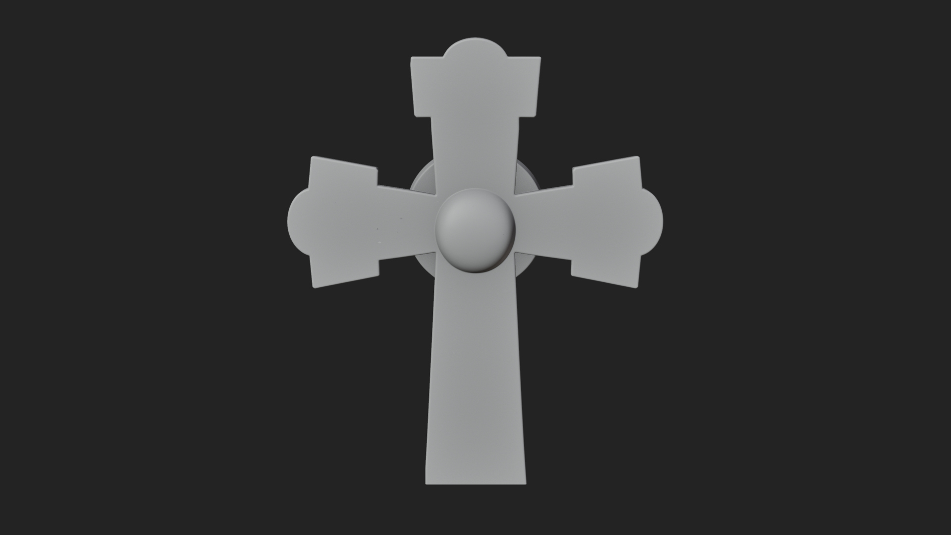 Carved Relief Wall Cross Design 415 3D Print Model 3D Model