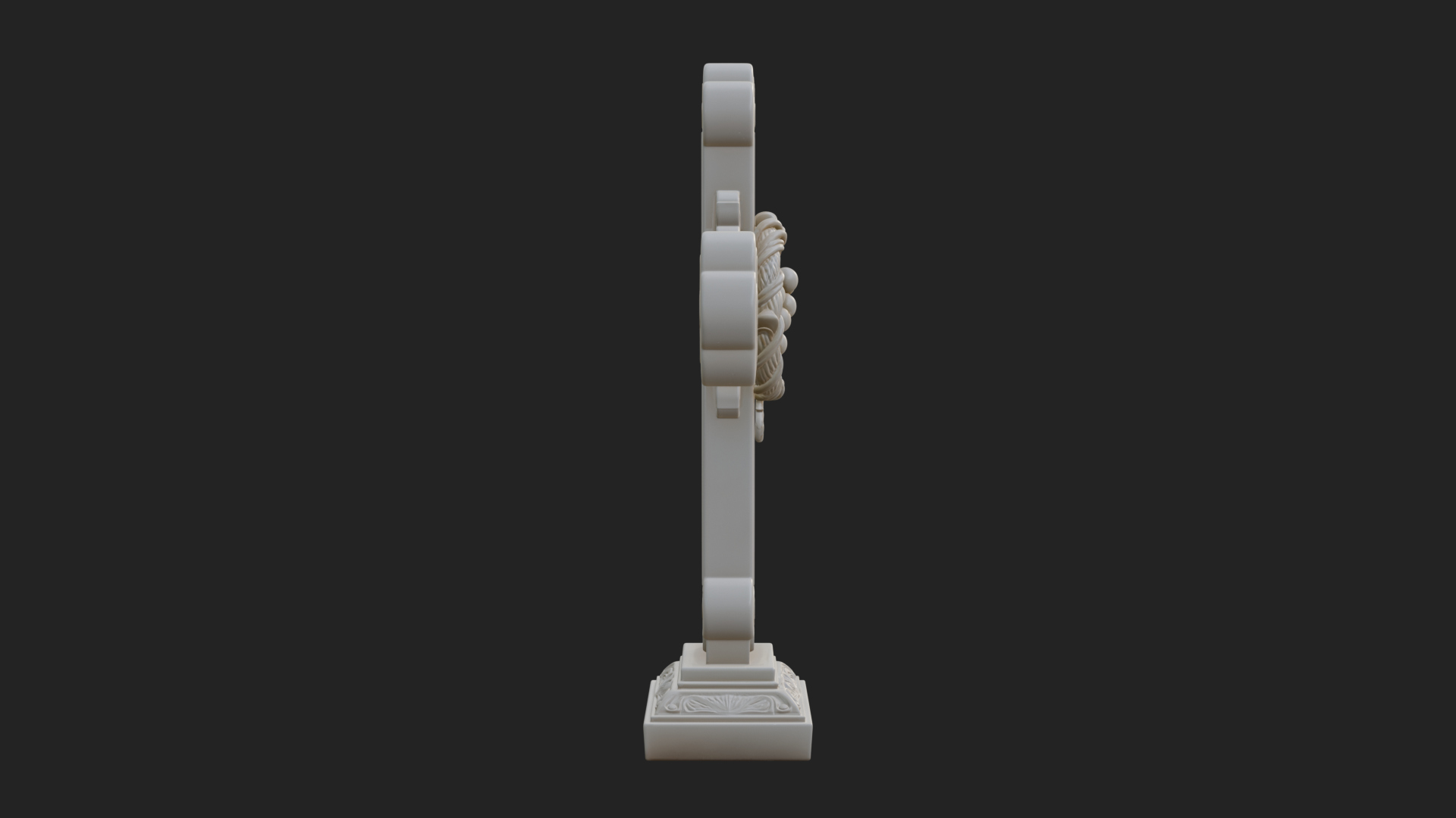 Carved Relief Wall Cross Design 416 3D Print Model 3D Model