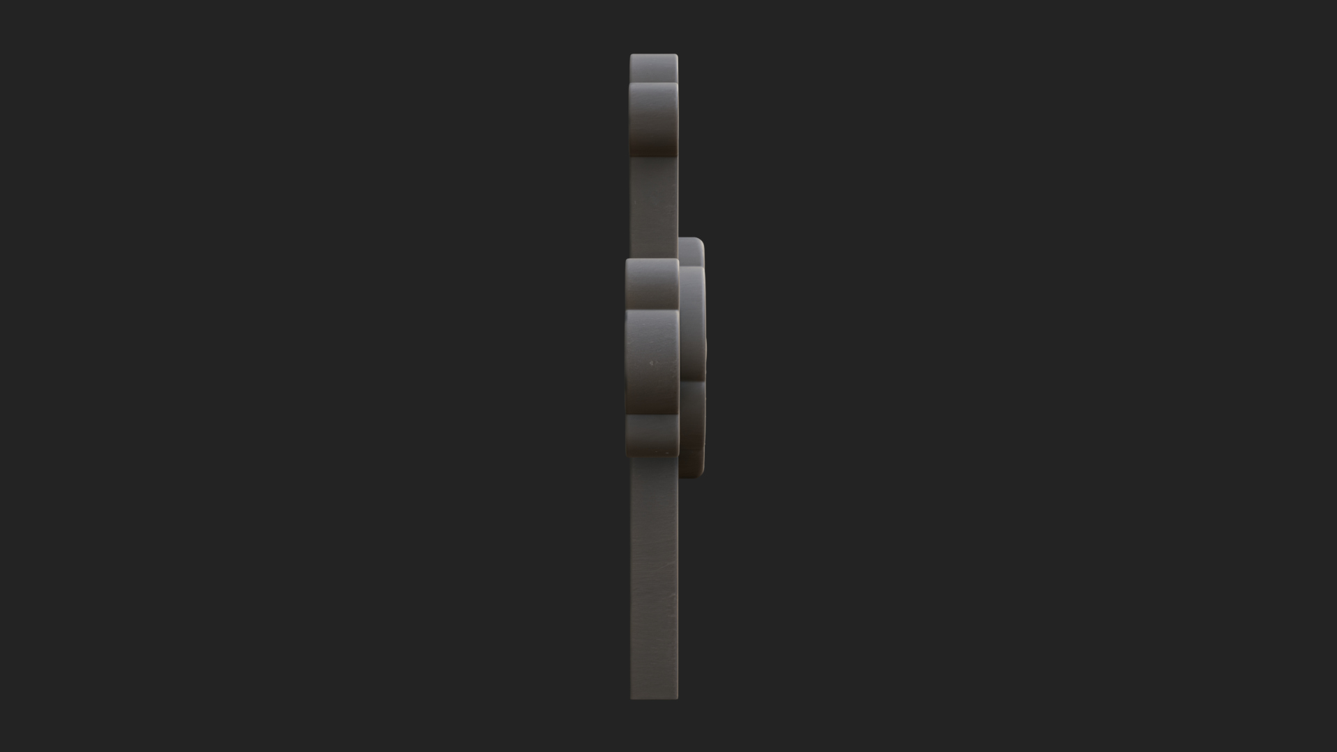 Carved Relief Wall Cross Design 417 3D Print Model 3D Model