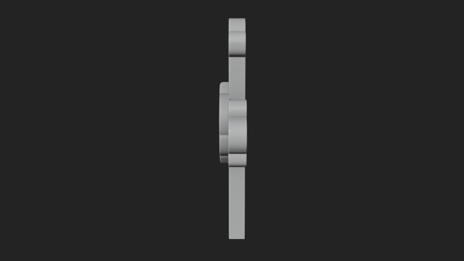 Carved Relief Wall Cross Design 417 3D Print Model 3D Model