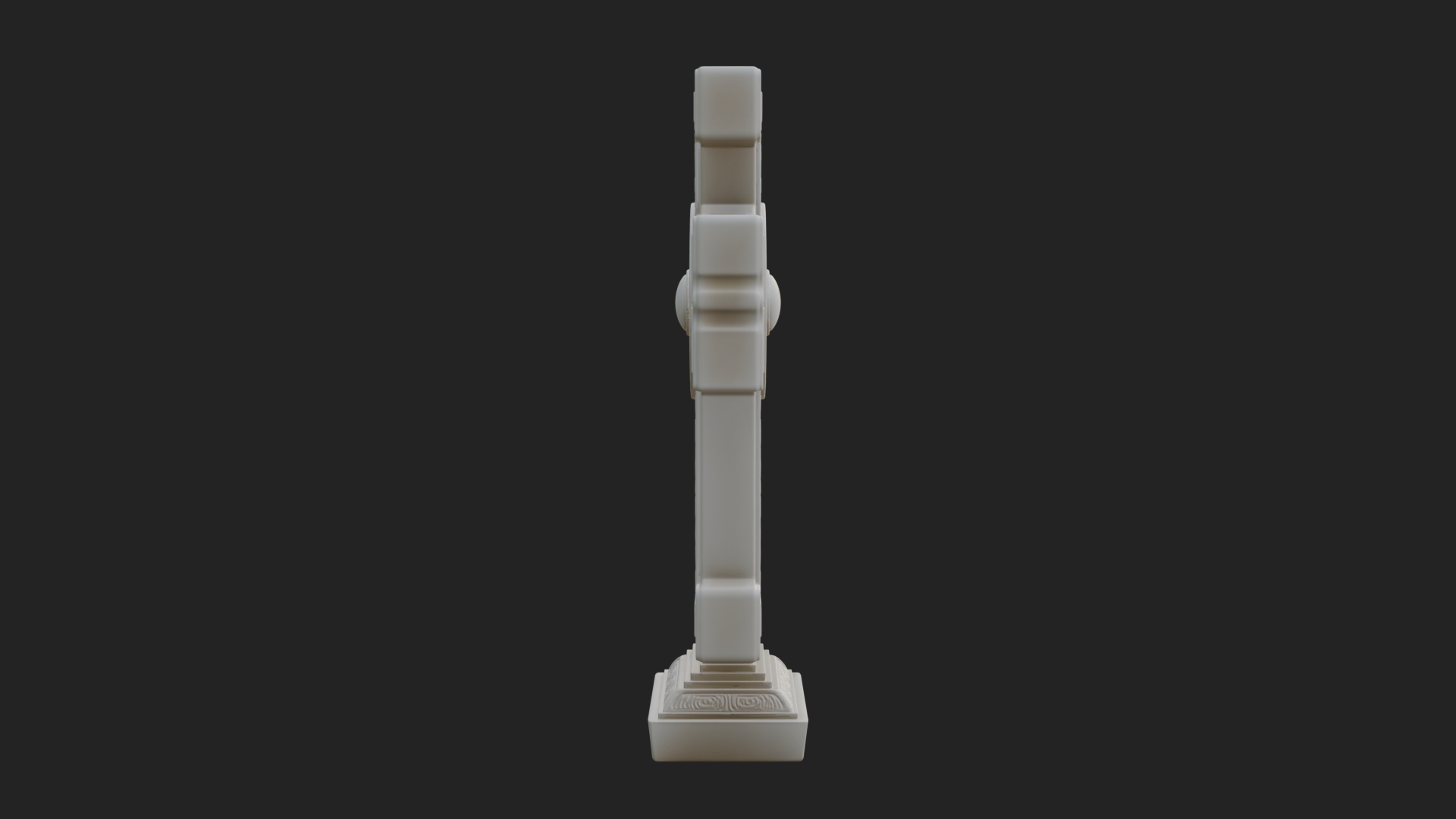 Carved Relief Wall Cross Design 419 3D Print Model 3D Model