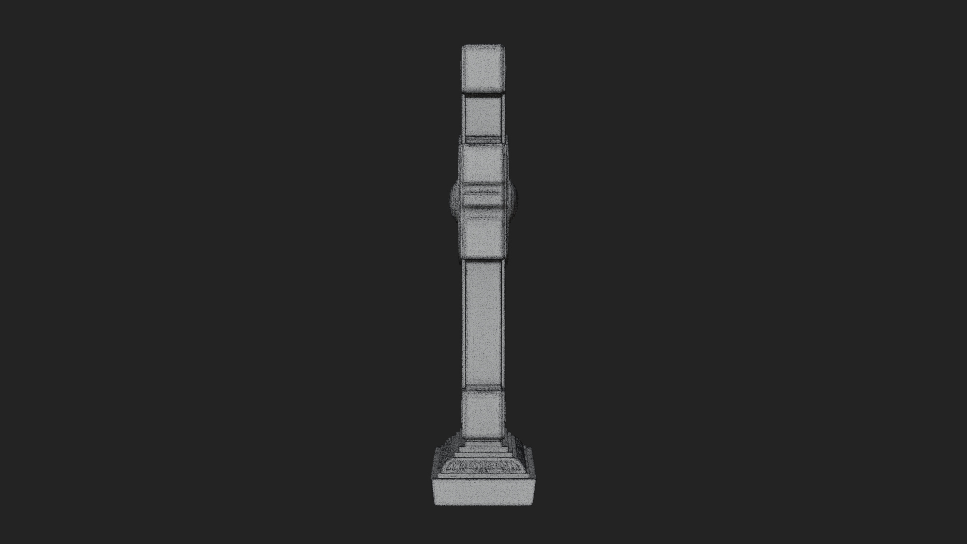 Carved Relief Wall Cross Design 419 3D Print Model 3D Model