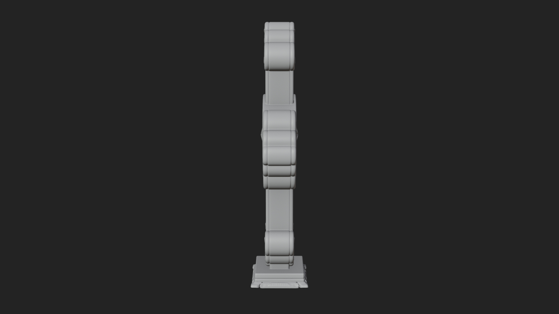 Carved Relief Wall Cross Design 42 3D Print Model 3D Model